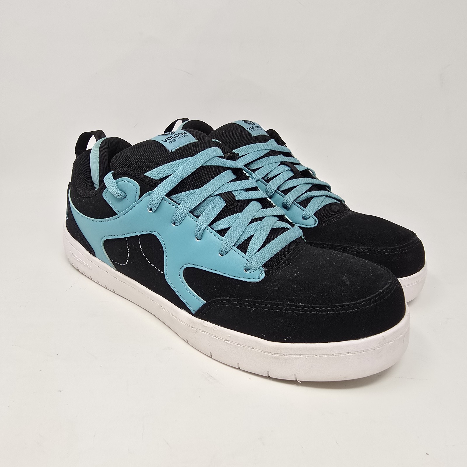 Volcom Composite Toe Shoe Women’s Size 11 Wide Black Teal No Insoles