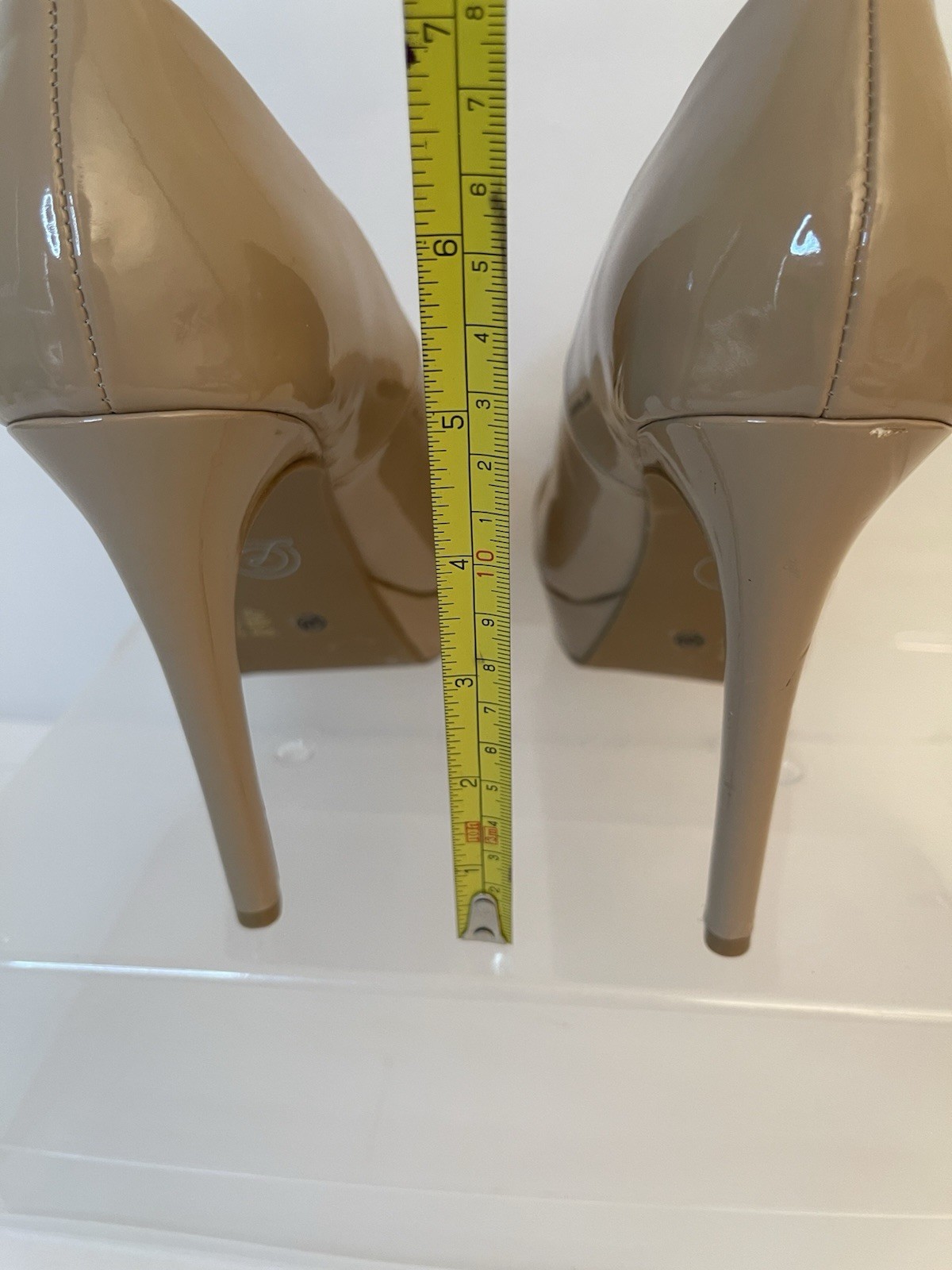 Chinese Laundry Women’s Nude Beige Dress Shoes Size 9.5 Stilettos Platform Heels