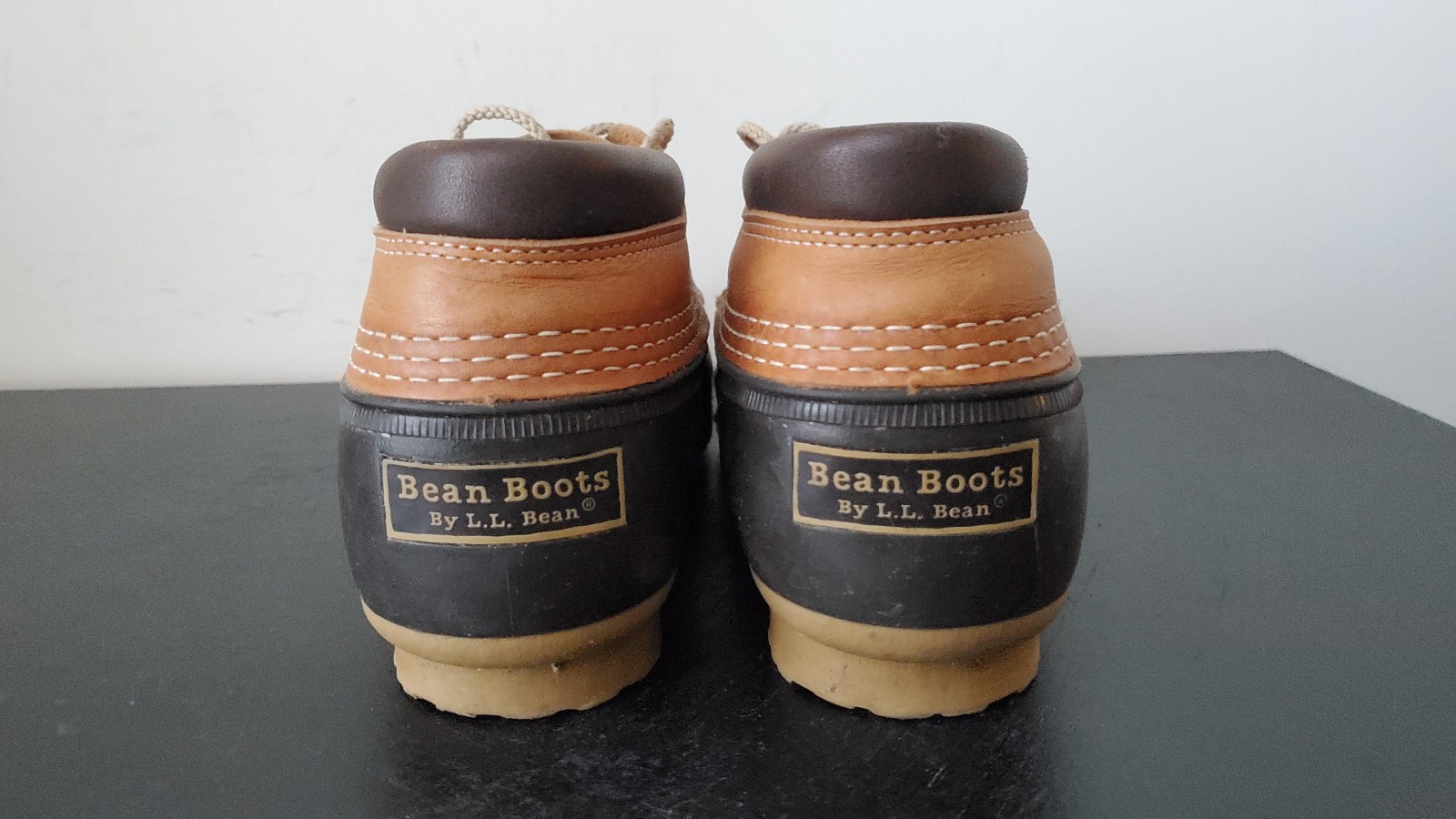 LL Bean Maine Duck Boots Gumshoes Low Top Womens Size 8 Brown