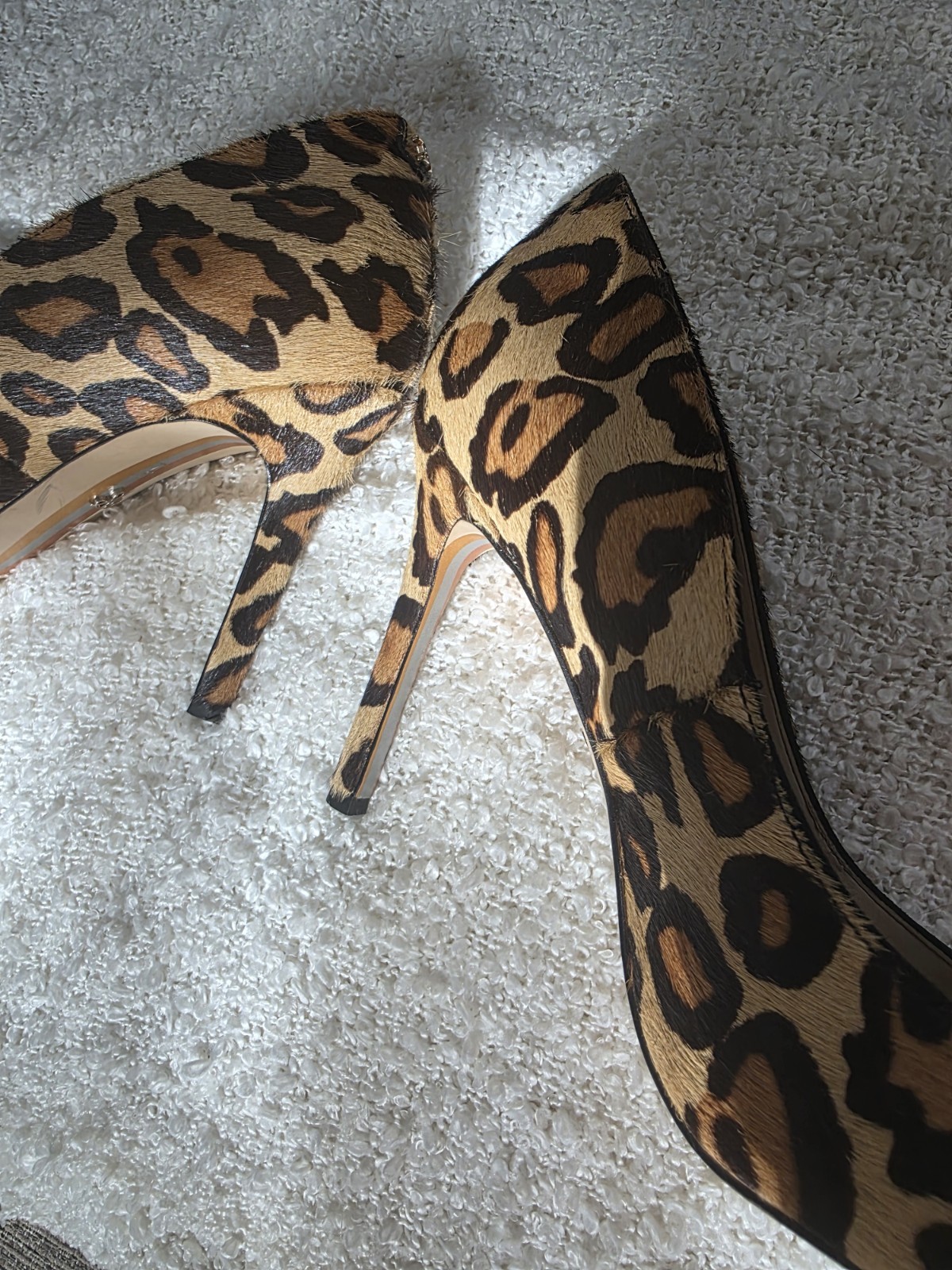 Sam Edelman leopard Print Size 9 Stilletto Heels See Photos And Description