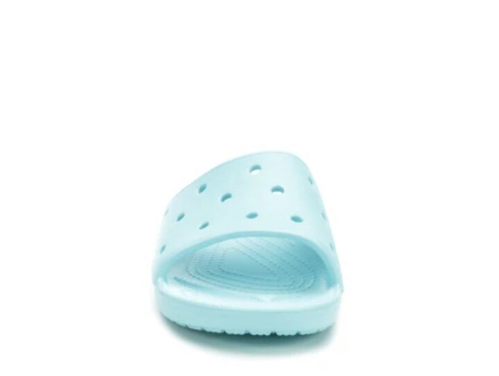 Crocs Men’s Women’s Classic Slides Ice Blue Size M10/W12 Standard Fit