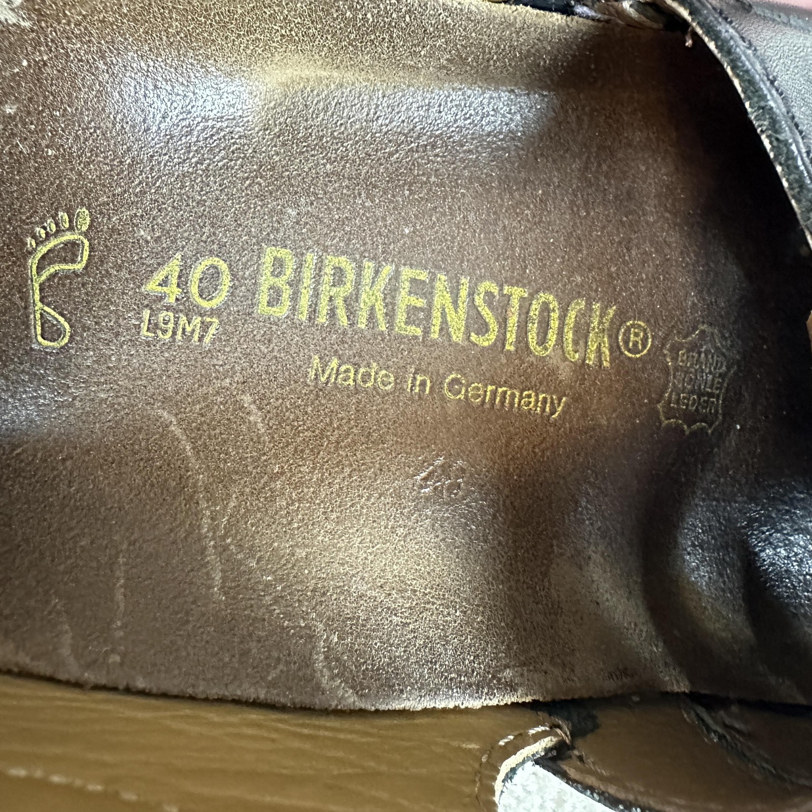Birkenstock Fisherman Sandals Womens Size 9 Black Leather EU 40 Buckle Germany