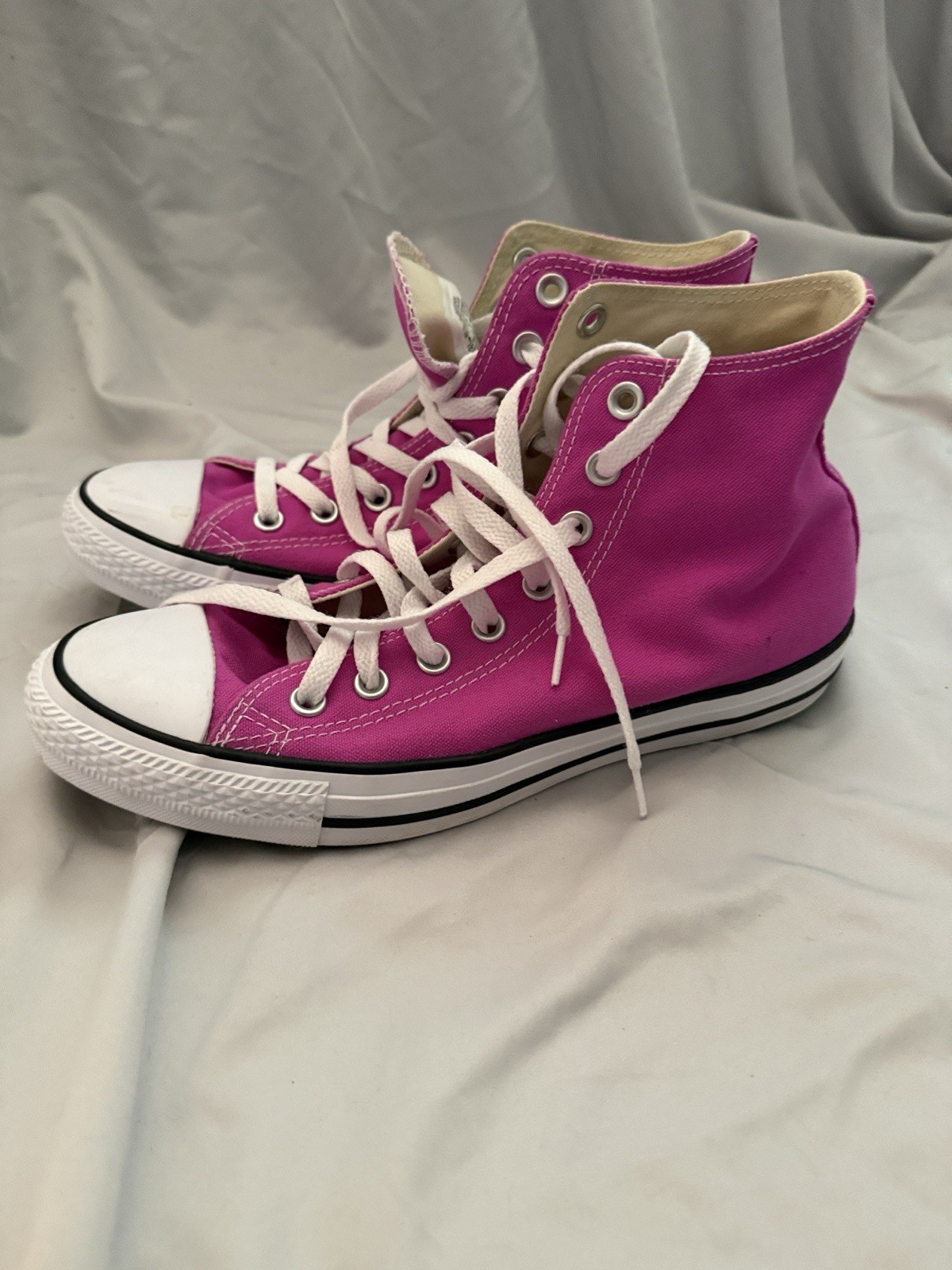 Converse Chuck Taylor All Star High Top Pink/White Canvas Sneaker US 12