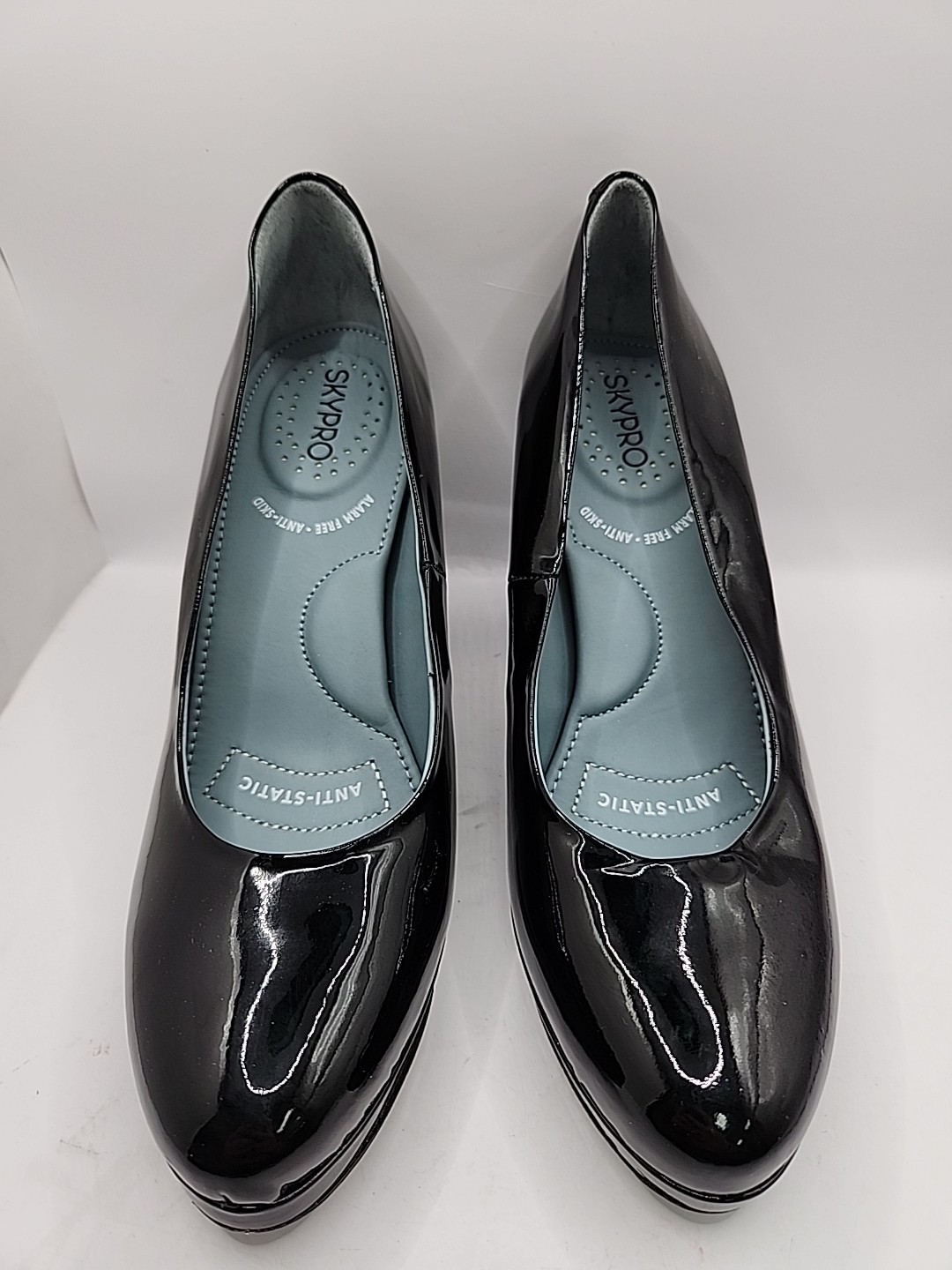 NEW Skypro Carole Middleton Black Patent Size 10 US