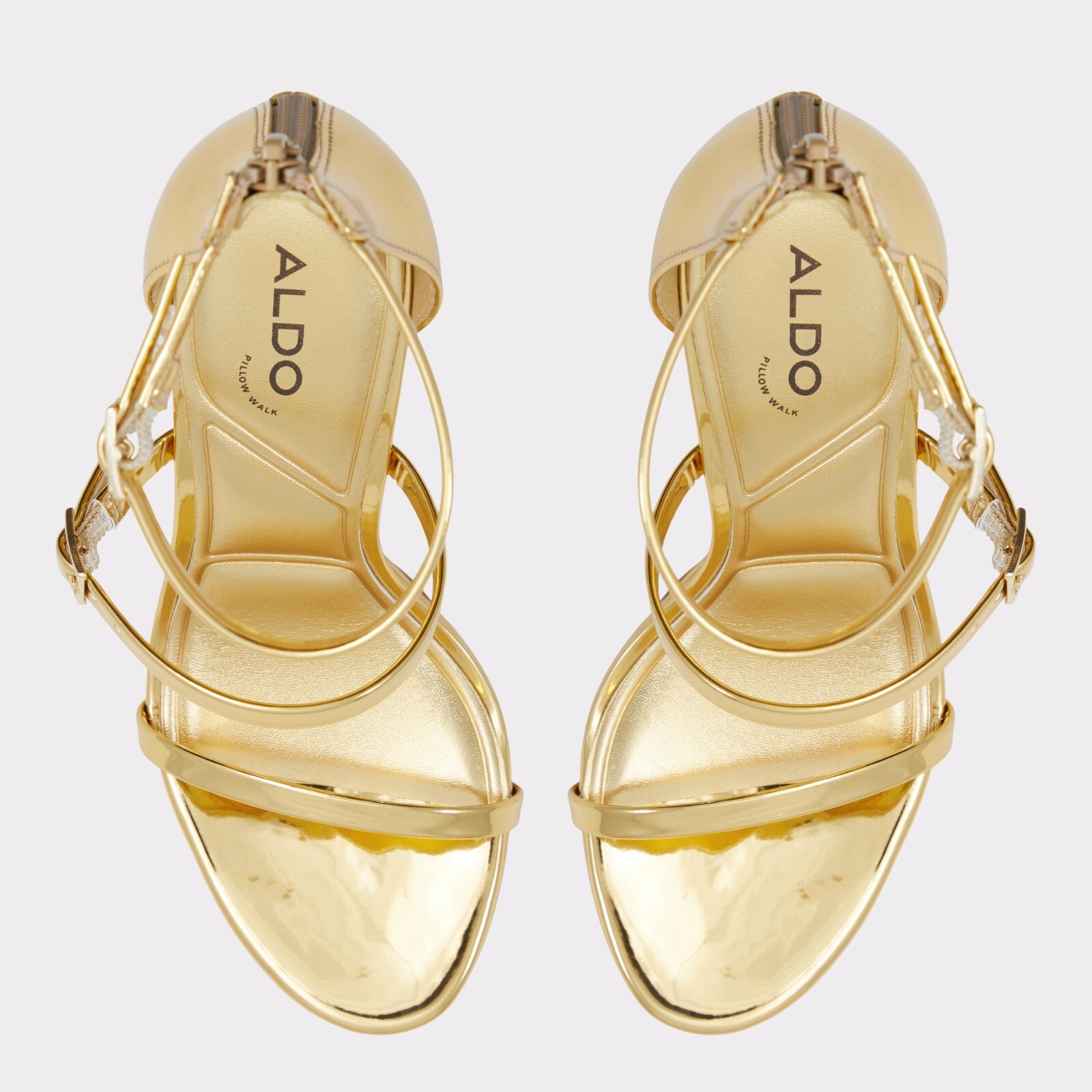 Heels ALDO Heel Levissa Strappy stiletto sandal GOLD Size 6/6.5/7/7.5/8/8.5/9/10