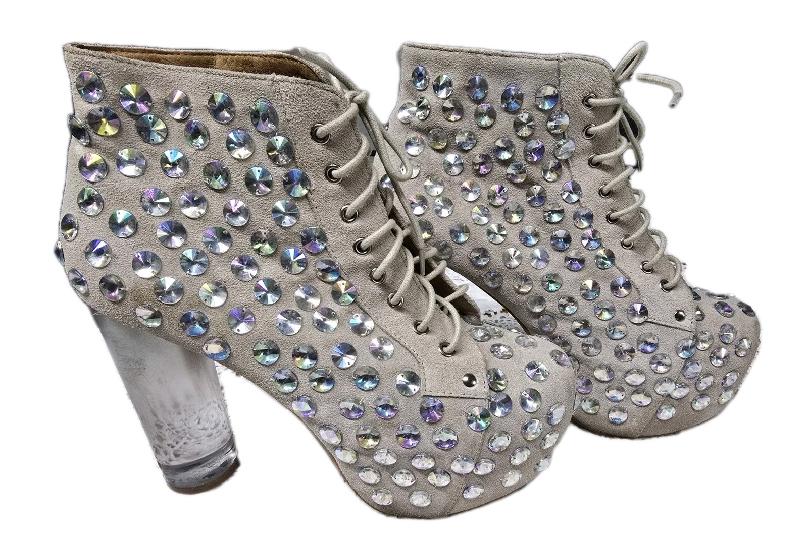 Jeffrey Campbell Havana Last Lita Ankle Boots Sz 10