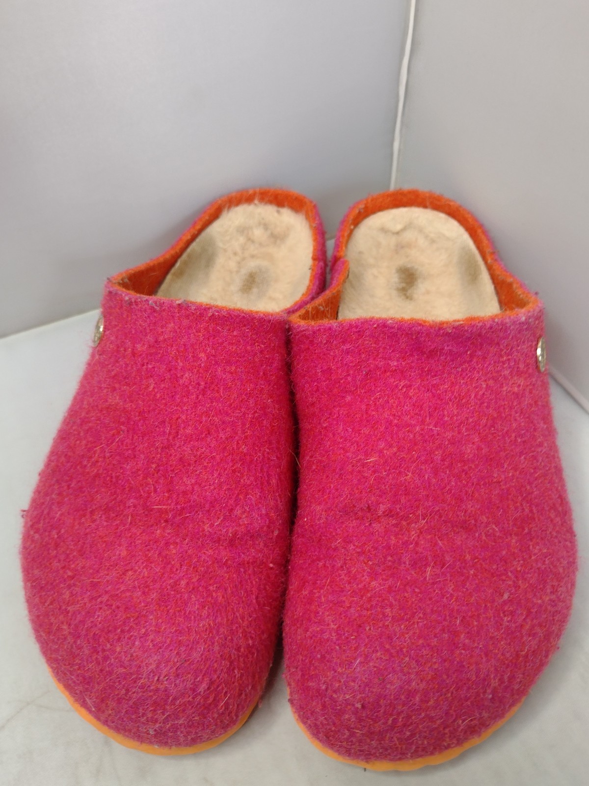 Birkenstock Germany Kaprun Fuschia Womens US 8 EUR 39 Wool Felt Clogs A31