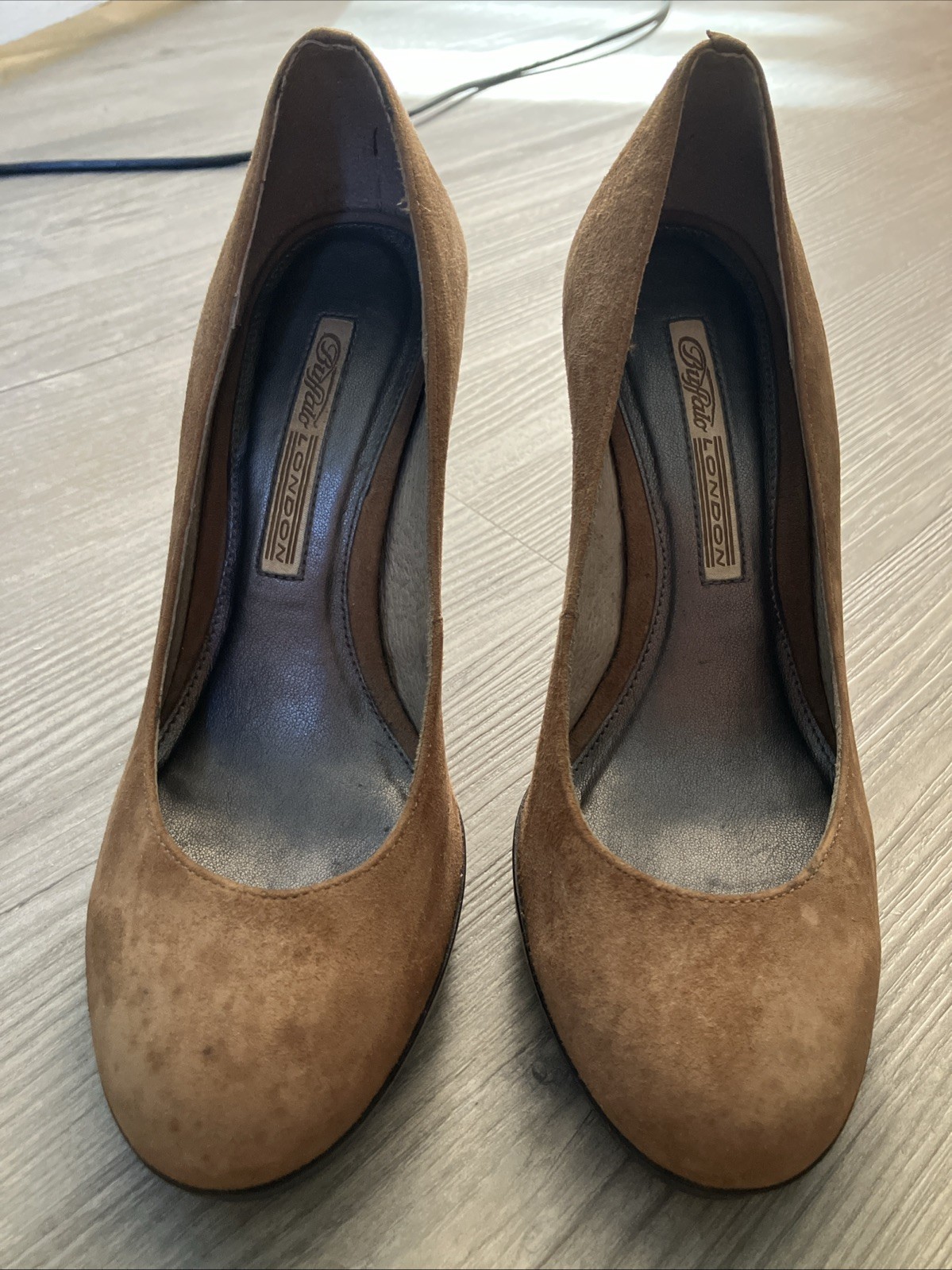 Y2K Buffalo London Chunky Platform Heels Size 37 EUR, 7 1/2 US