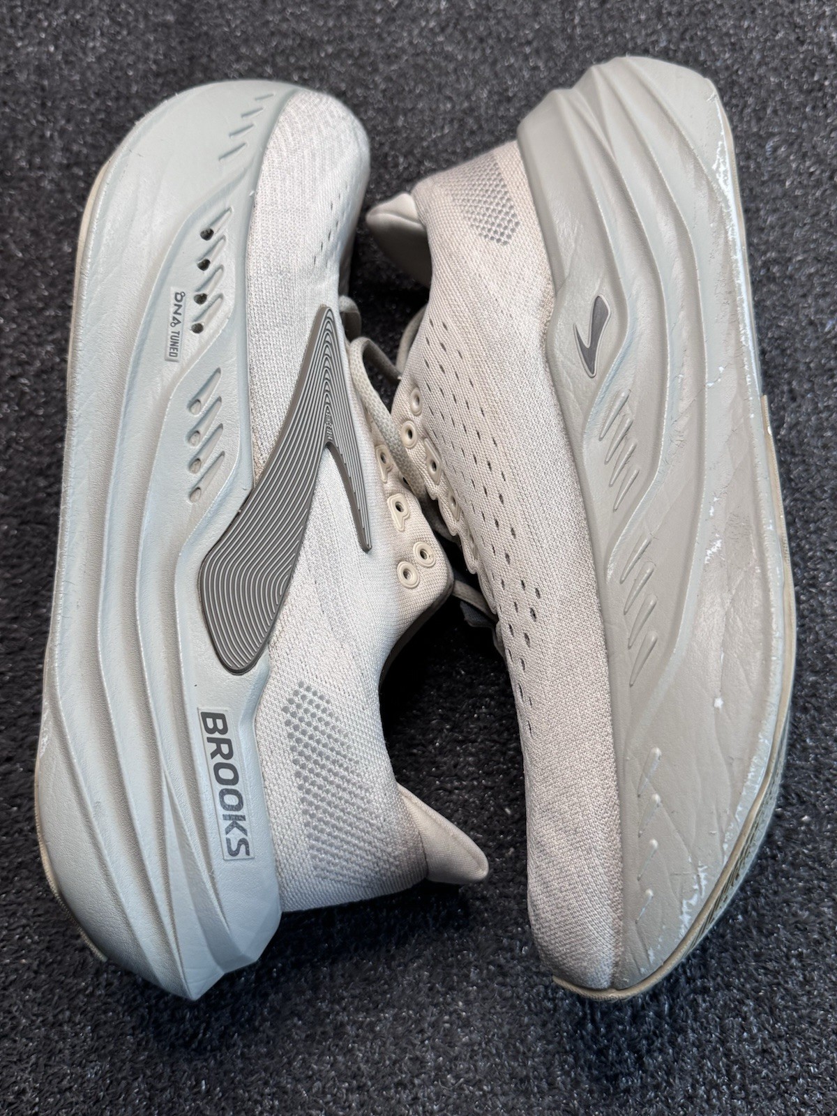 Brooks Glycerin Max Women’s Size 9.5 Almond Peach/london Fog/white Running Shoes