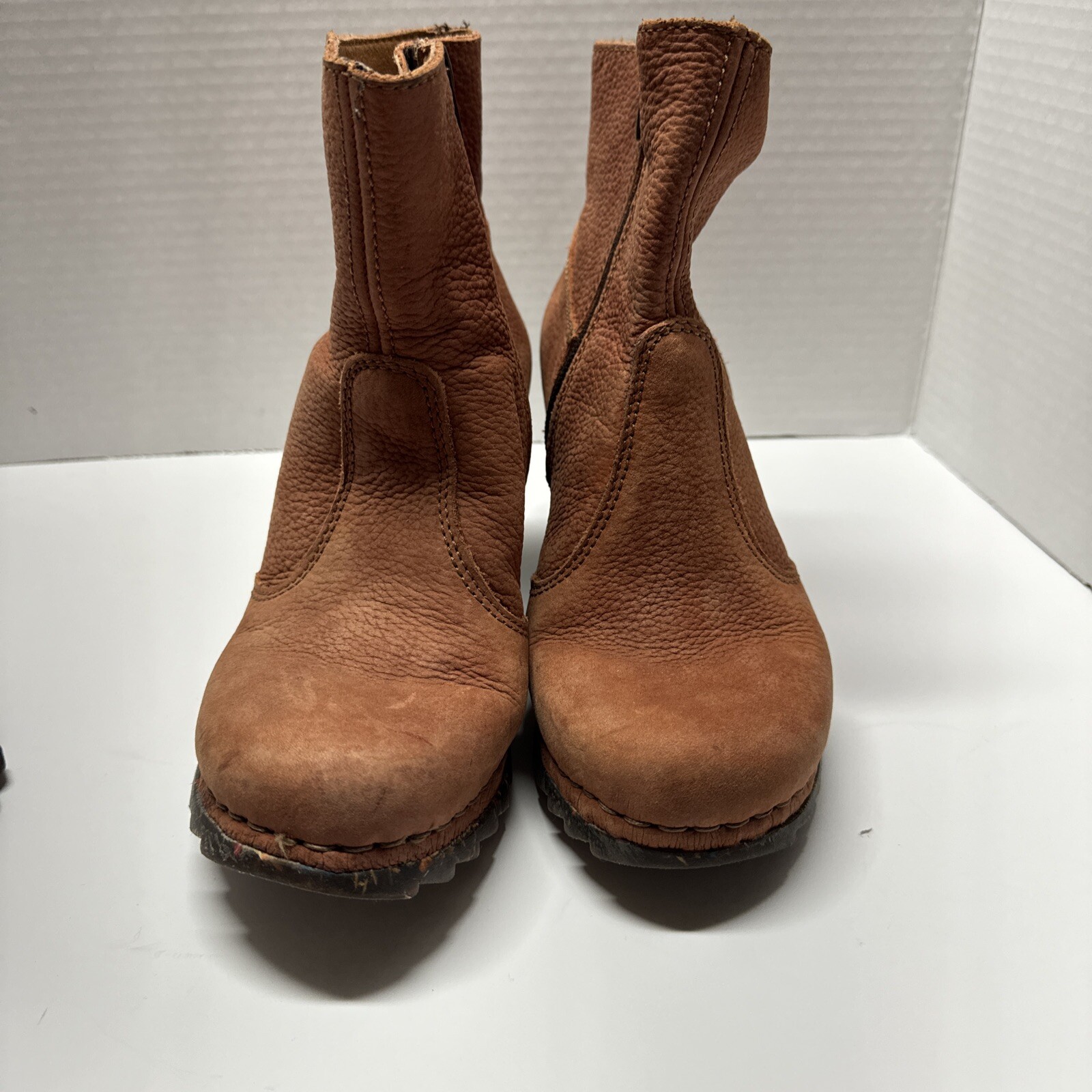 The Art Company Booties Ankle Boots Woman 37 Leather Suede Brown