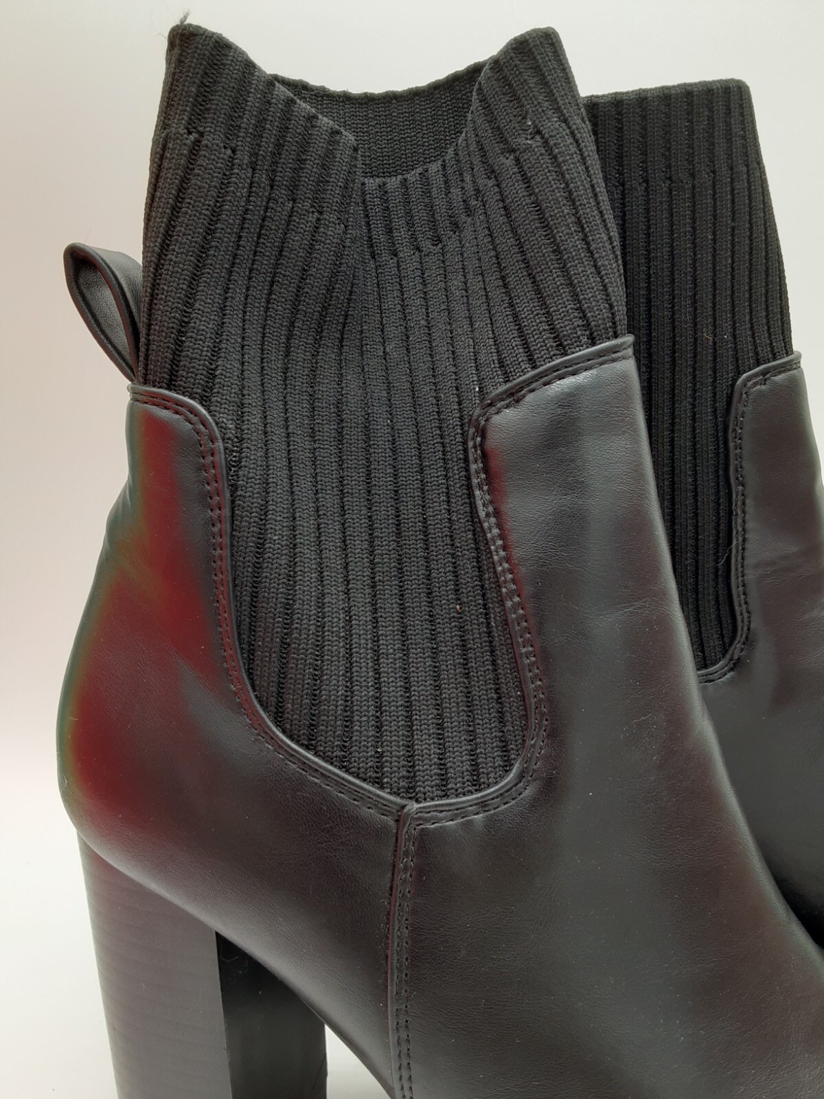 ID Required Women’s Boots Size 7m, Black, High Block Heel, Goth, Punk, New Age