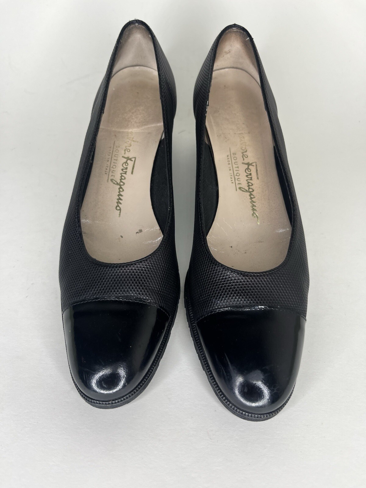 salvatore ferragamo boutique women shoes Pumps Heels Women Size 7.5 4A Black