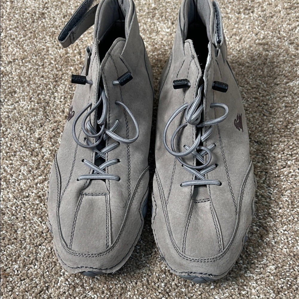 L.L. Bean LDECK High-Top Sneakers Italian Suede non-slip SZ 36 mens 4/womens 6