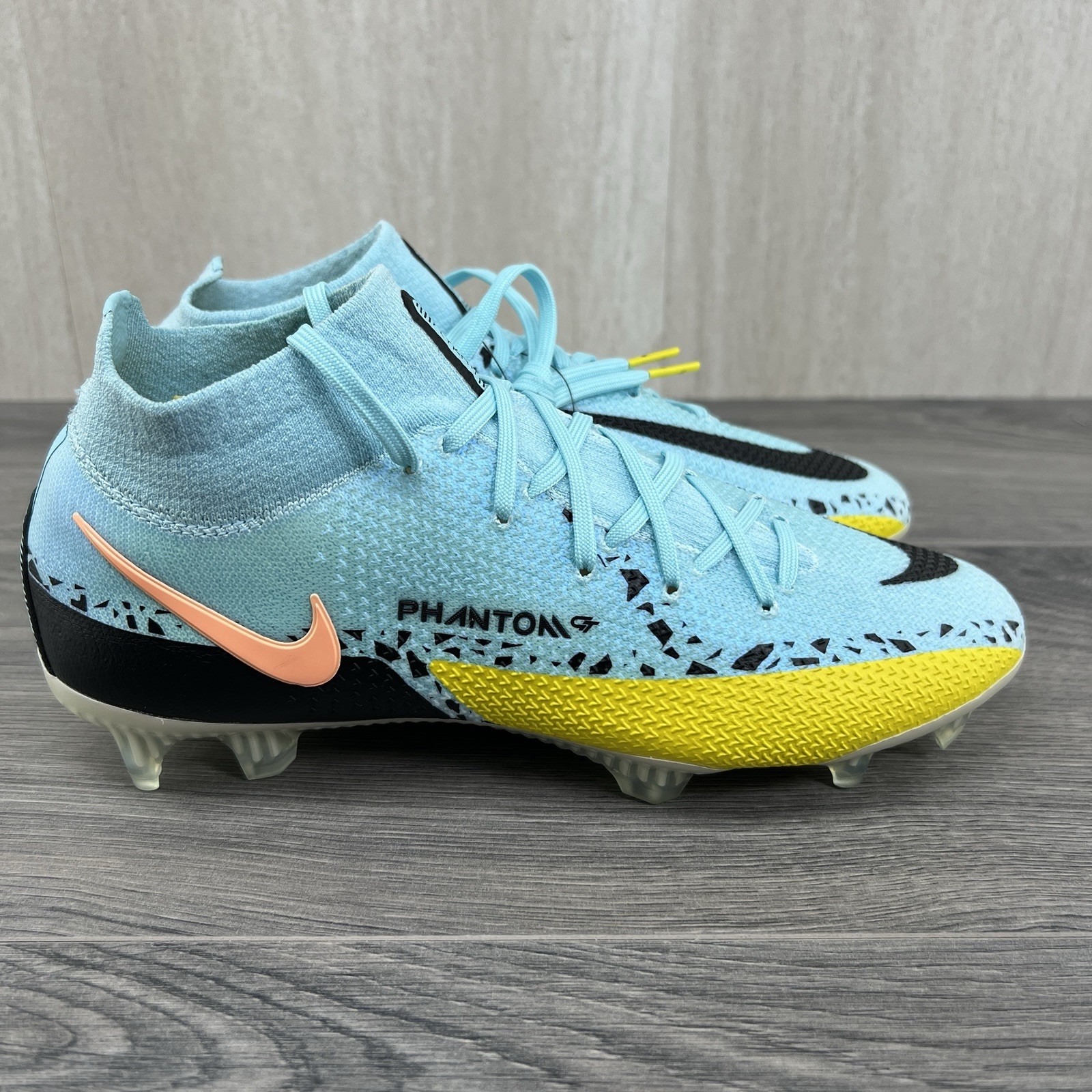Nike Phantom GT2 Elite DF FG 6 Mens Sz 7.5 Womens Lucent Glacier Soccer Cleats