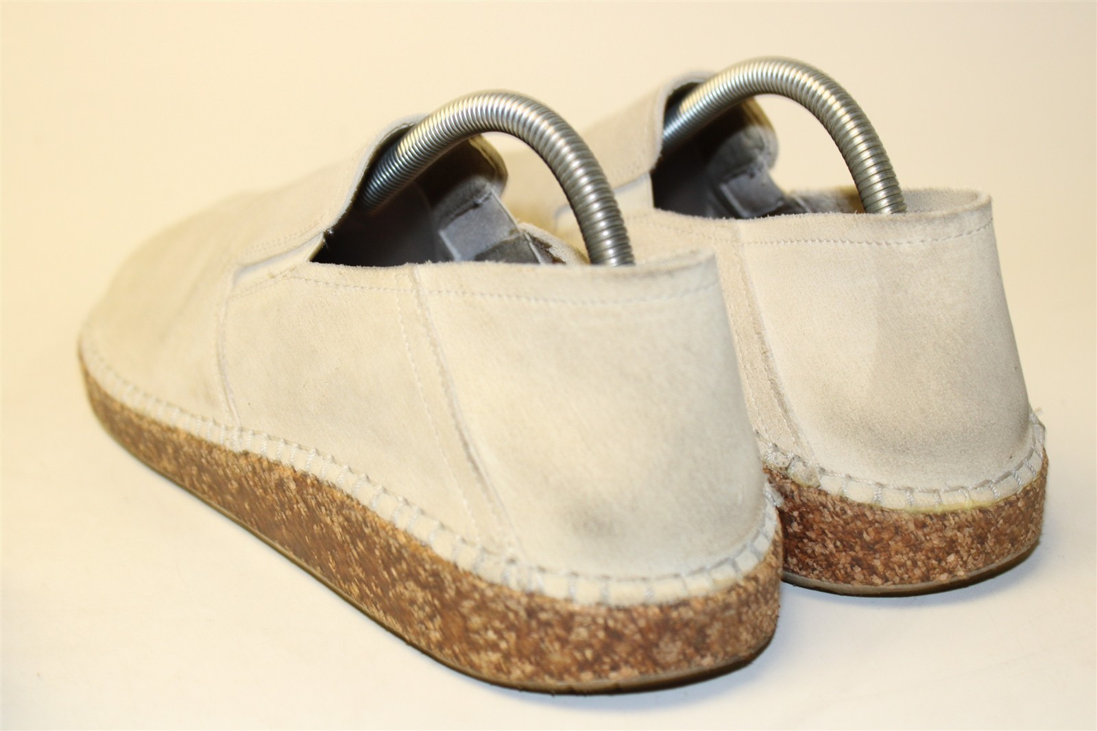 Birkenstock Callan Suede Slip On Loafers Womens 10 N 41 Mens 8 Light Beige Shoes