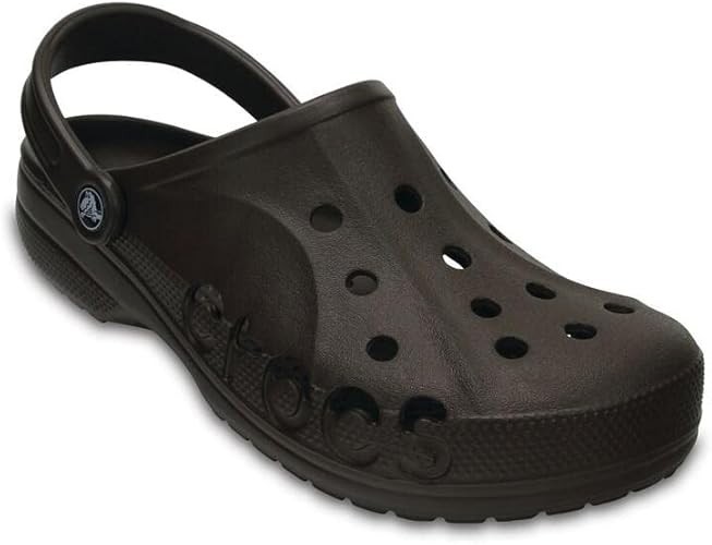 Crocs Unisex Baya Clog, Black, US Men 5 | Women 7