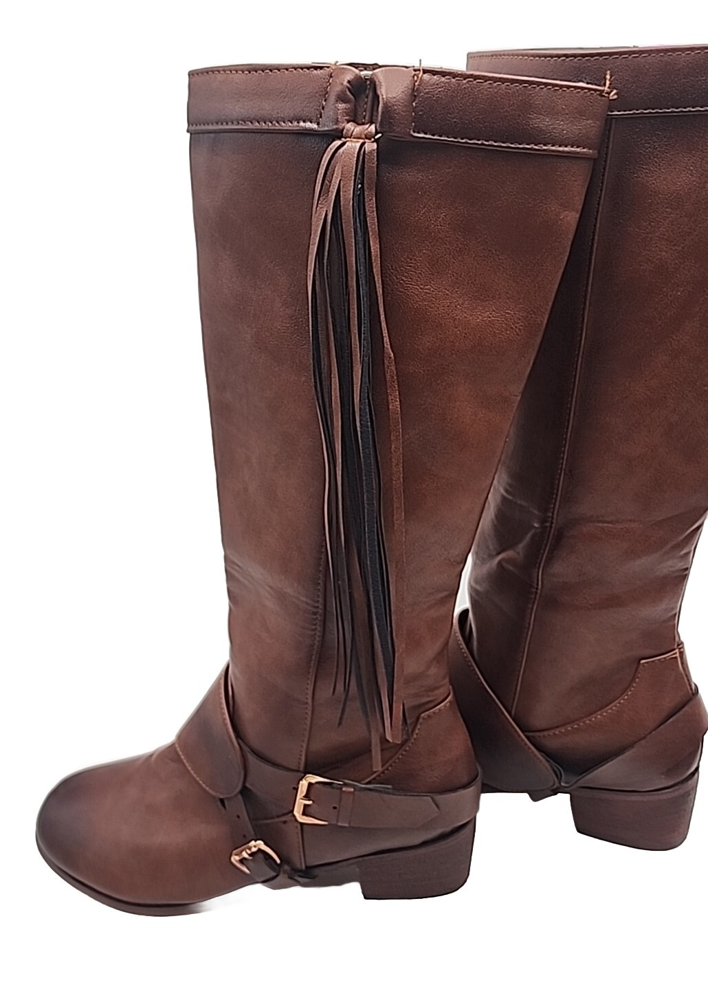 FITORON Womens Knee High Boots- Fashion Large Size Boots Autumn Long Tube Low…