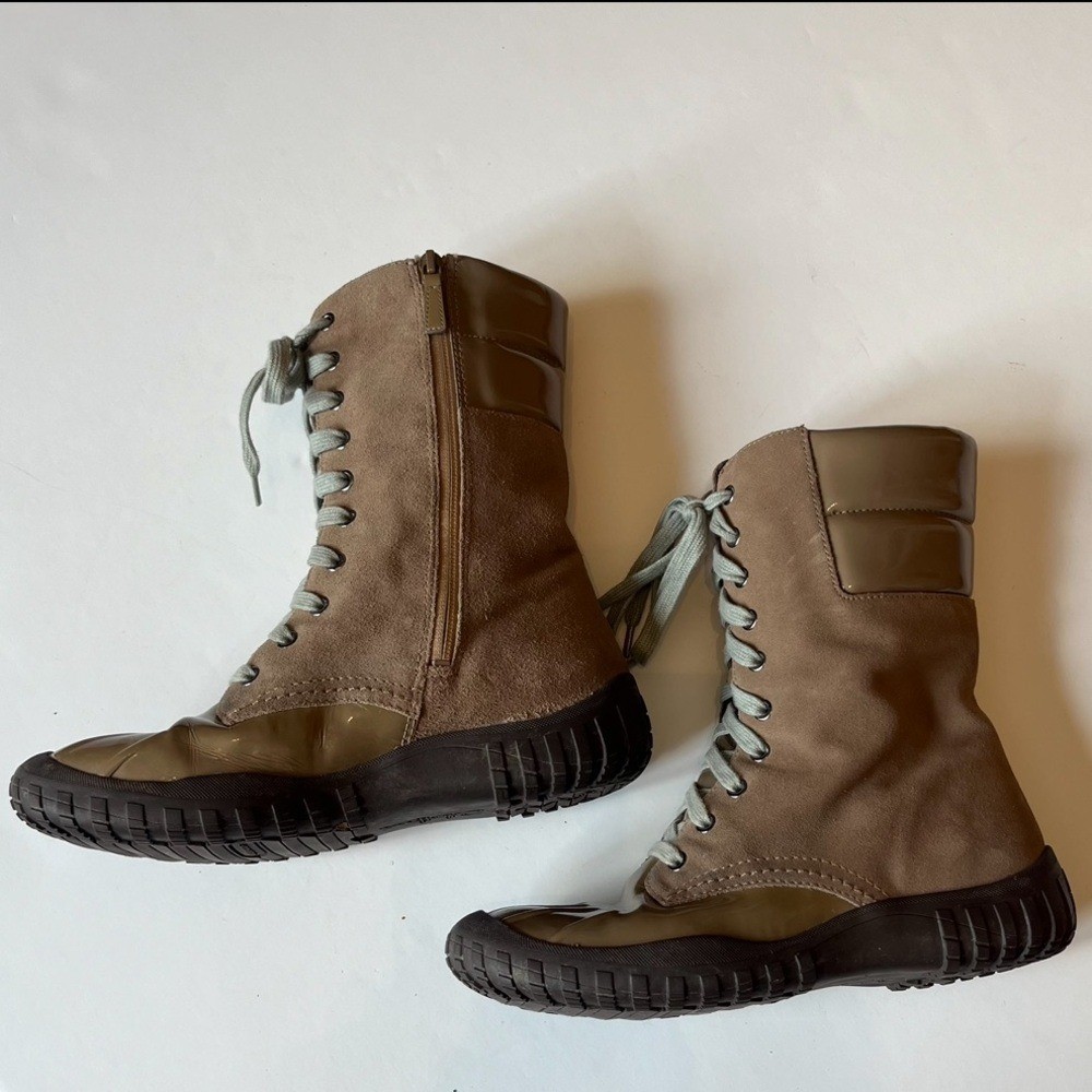 Cole Haan Air Joa Lace Shoe Bt II Leather Waterproof Boot Women’s Size 7.5