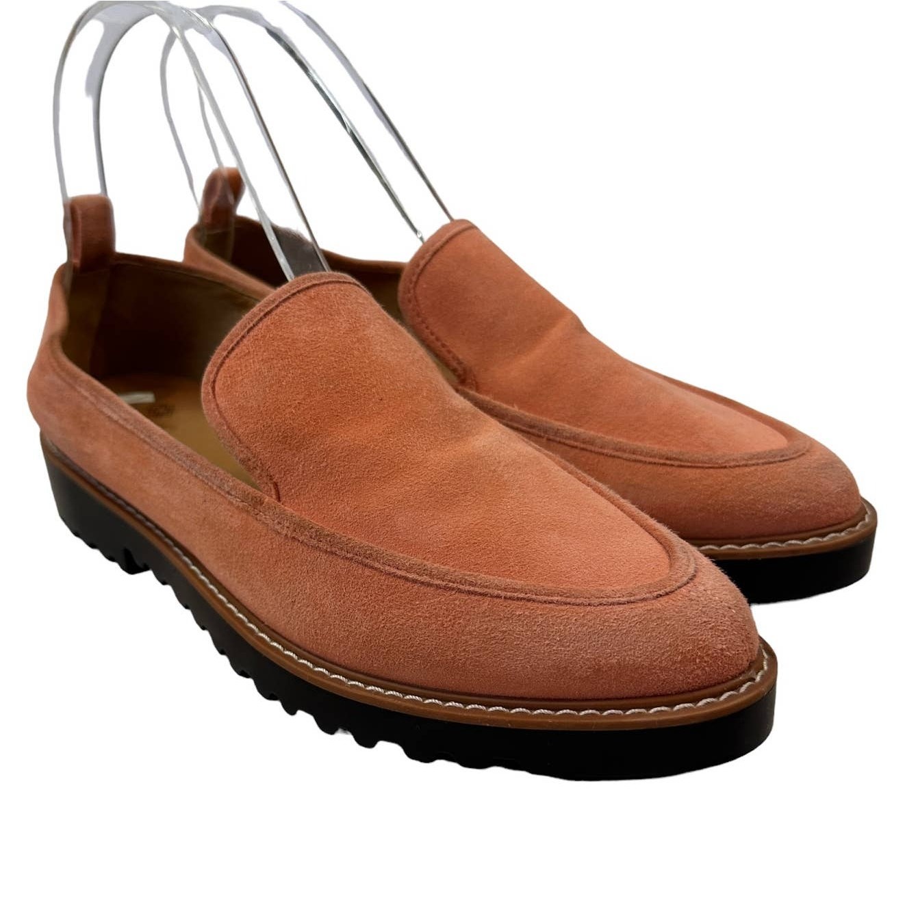 SUSINA Women’s Sz: 6 M Peach Suede Kaira-Lea Slip-On Casual Loafers Flats Shoes