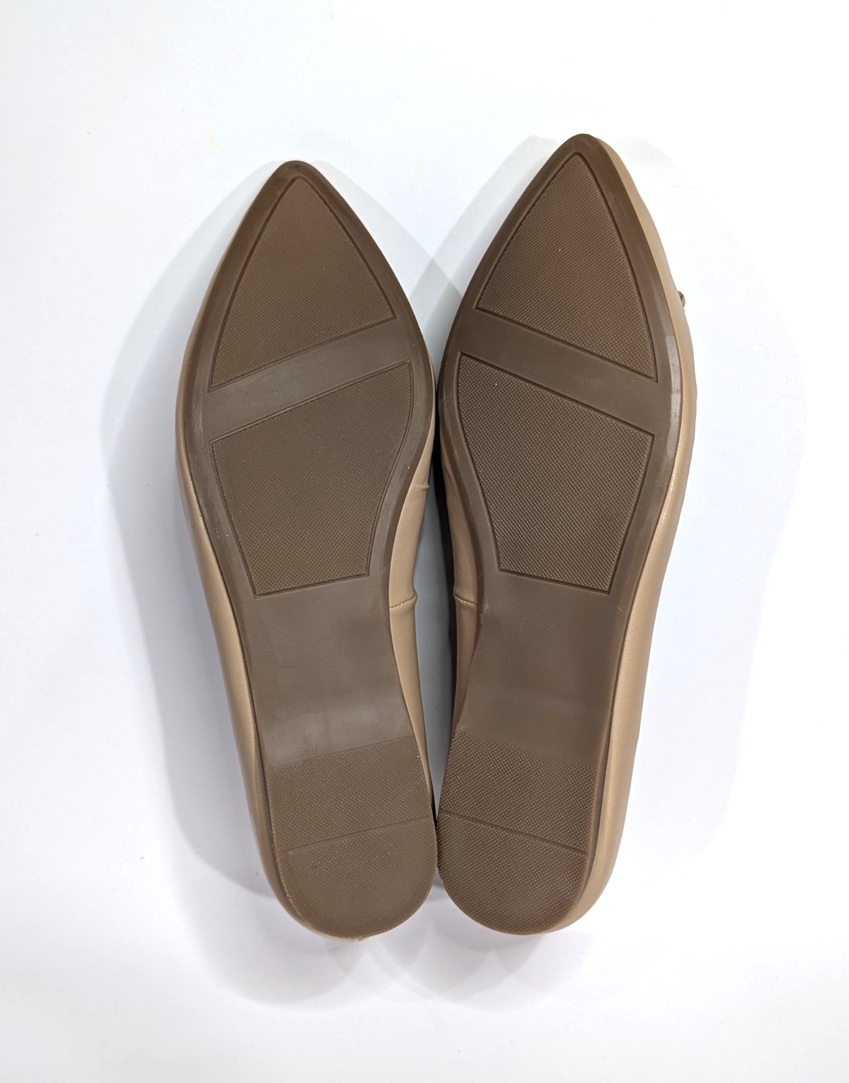 LC Lauren Conrad Norita Beige Women’s Gathered Topline Ballet Flats-Asst Sz NWB