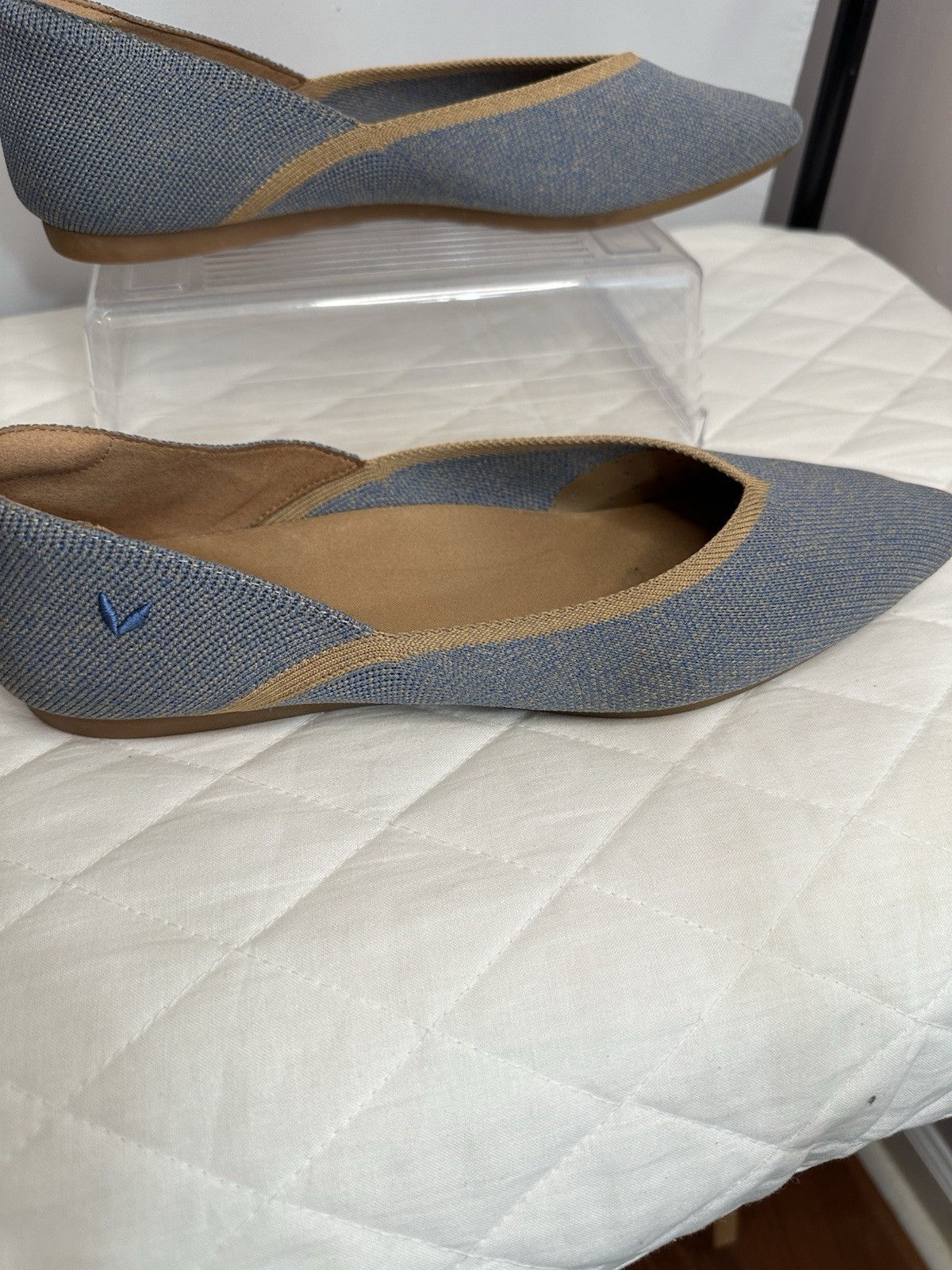 VIVAIA Vienna Soft Heather Slip on Washable Ballet Shoes Pointed-Toe Flats 9.5