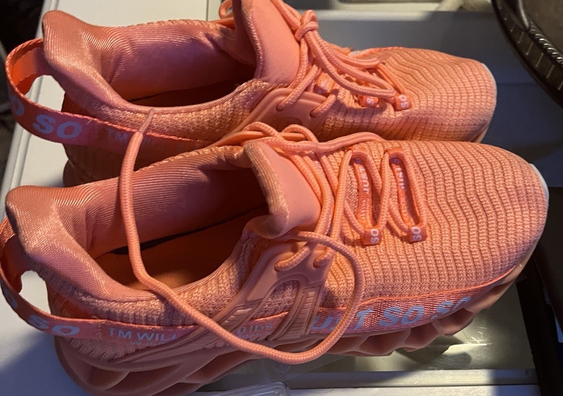 Just So So Women’s Running Shoes Coral/Orange Color Way Size EU36 = USA 6