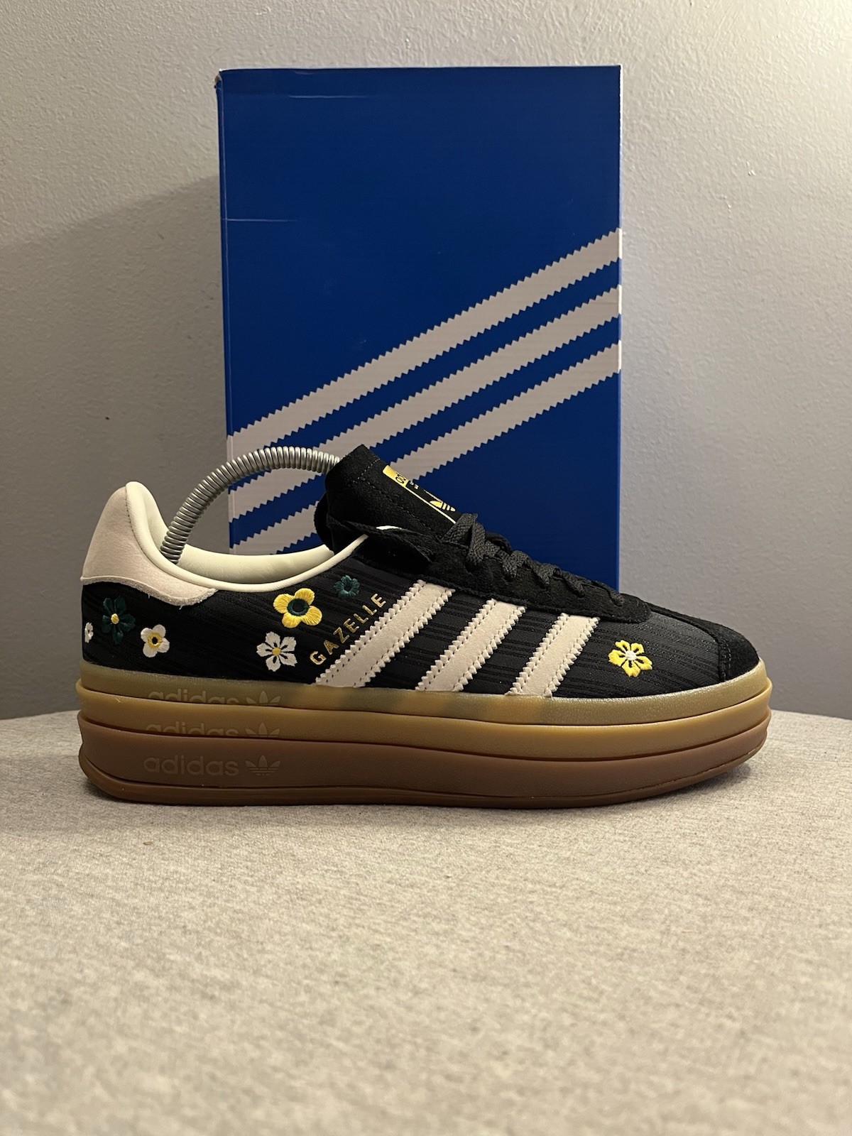 Adidas x Liberty London Gazelle Bold ‘Black Floral’ Women’s Show Size 7 IH1922