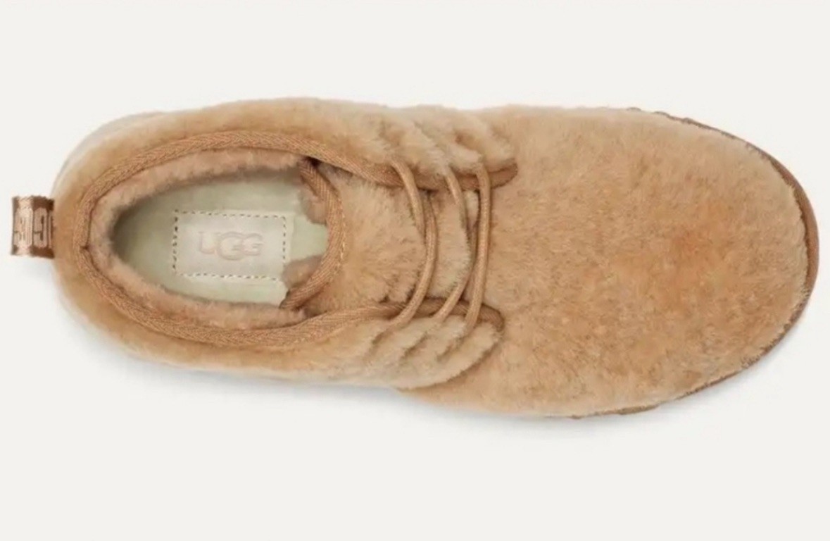 NEW UGG Neumel Cozy Fur Chukka Boots Chestnut Women’s Size 7