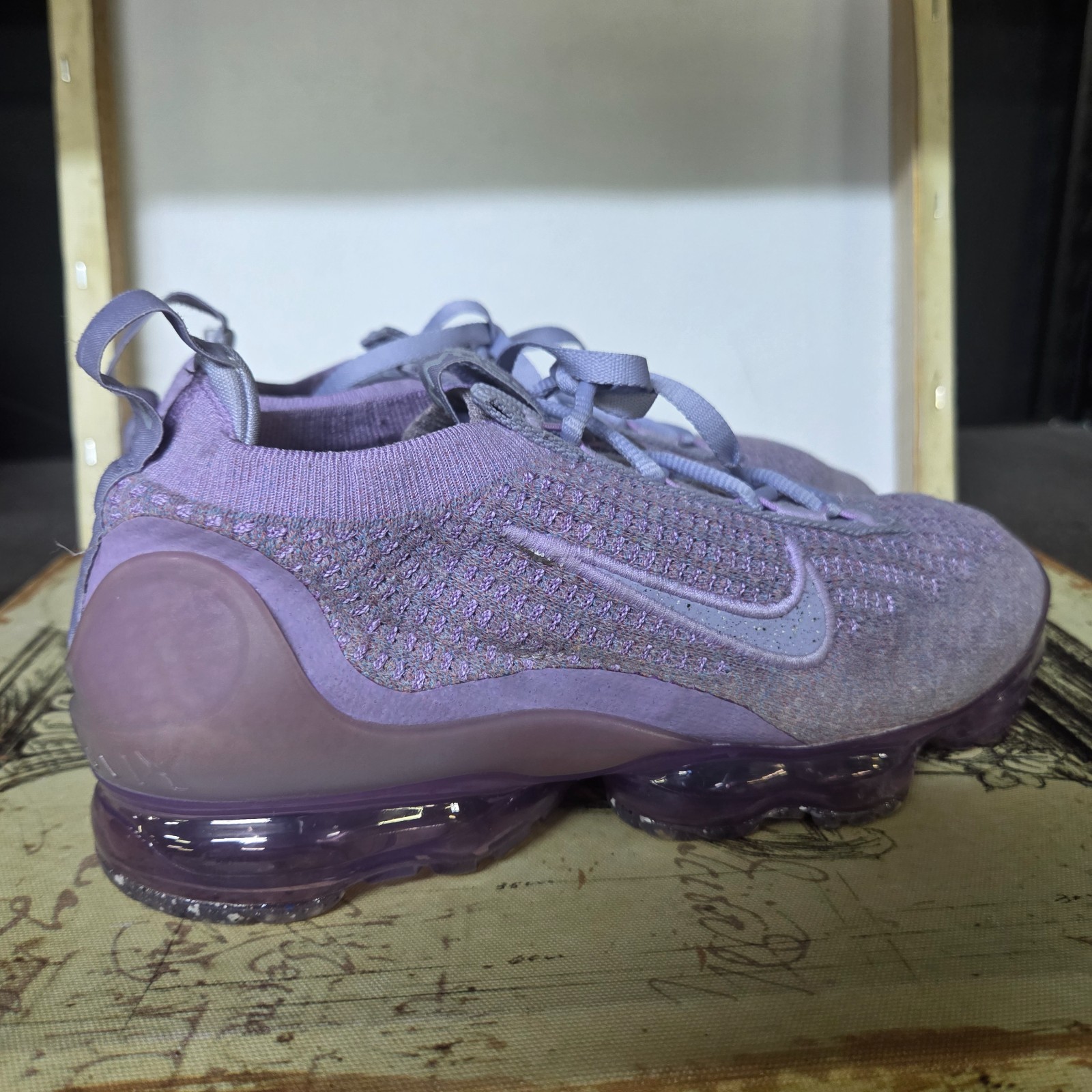 Size 7 – Nike Air VaporMax Flyknit Women’s Shoes Day to Night – Amethyst Ash