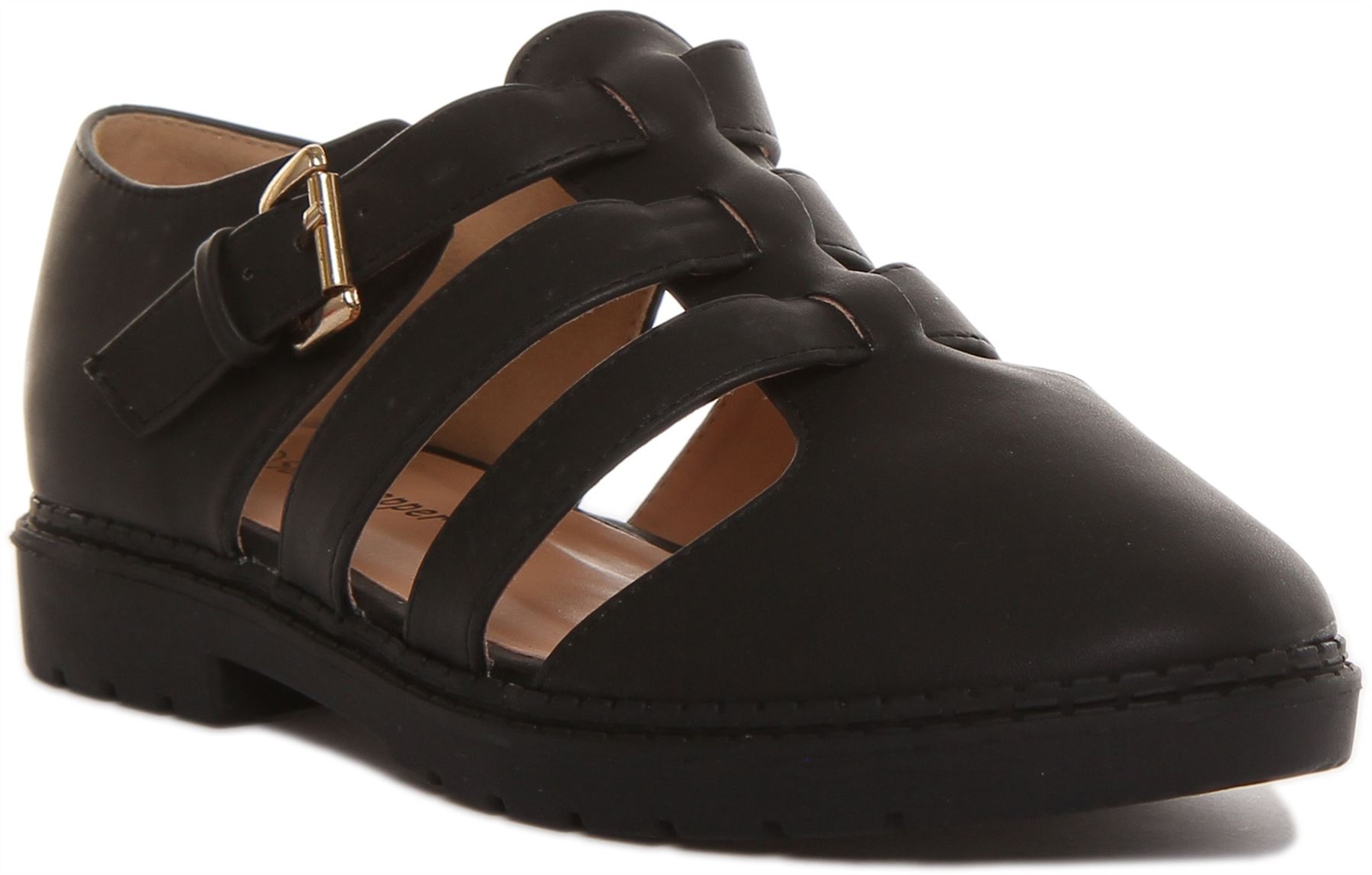 SALT AND PEPPER 2 Bruges Short Gladiator Womens Sandals In Black US 4 – 11