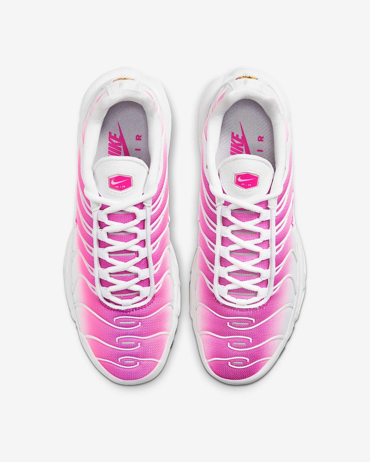 NIKE Women’s Air Max Plus CZ7931-100 White Pink Foam Black Fire Pink