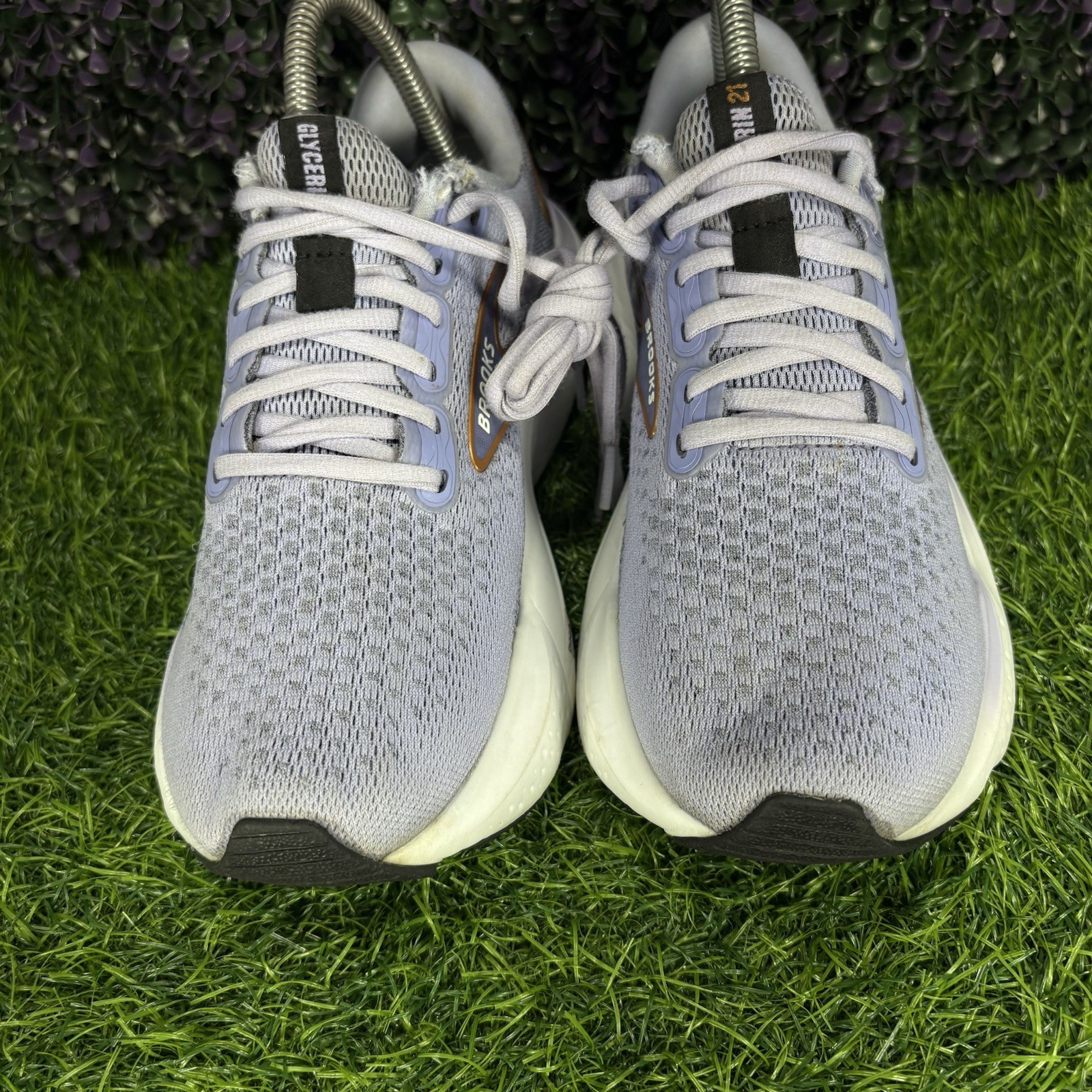 Brooks Glycerin 21 Womens Size 8 B Purple Running Shoes Sneakers 1204081B544