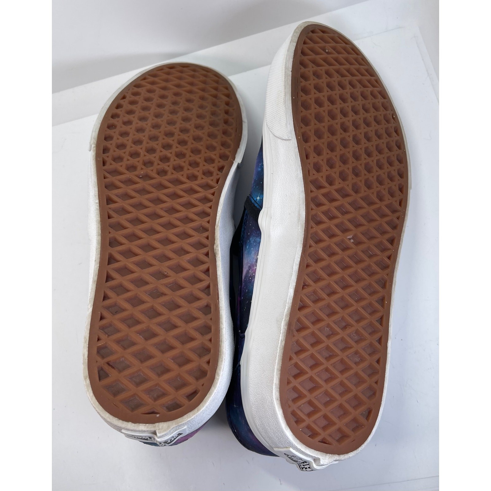 Vans Classic Cosmic Galaxy Space Stars Purple Blue Slip-On Shoes Sneakers 9.5
