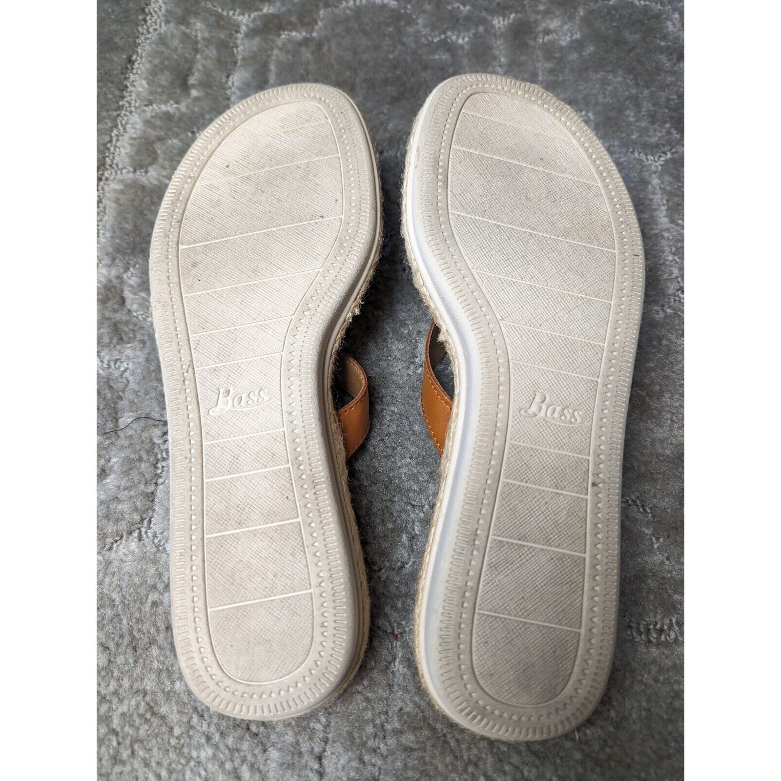 Bass Sunjuns Sunshine Cork Sandals WOMENS SIZE 8M comfy casual travel summer