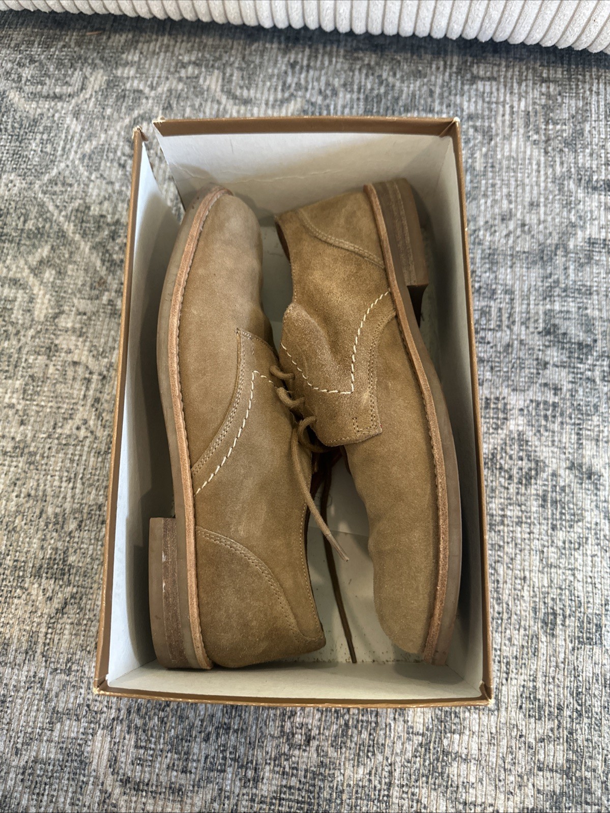 Coach Canyon Suede Blucher Shoes Sz 8 M FSJ205