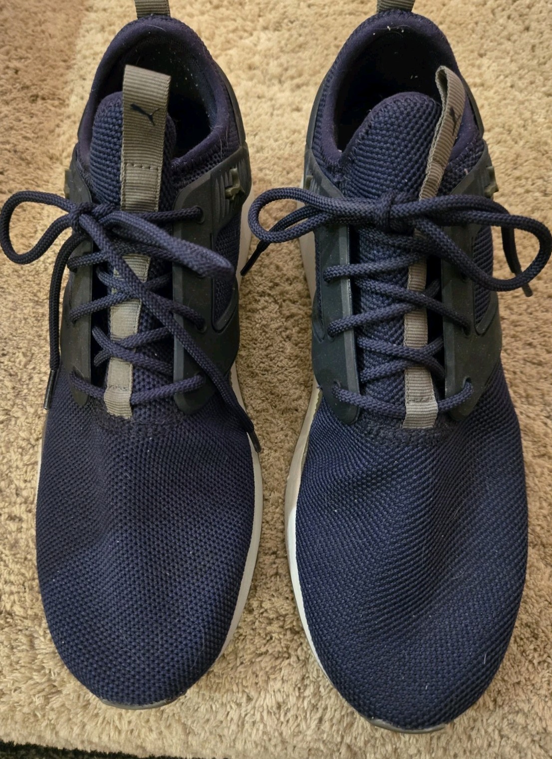PUMA Men’s Athletic Shoes Blue Mesh Lace Up Size 12- only worn a few of times!
