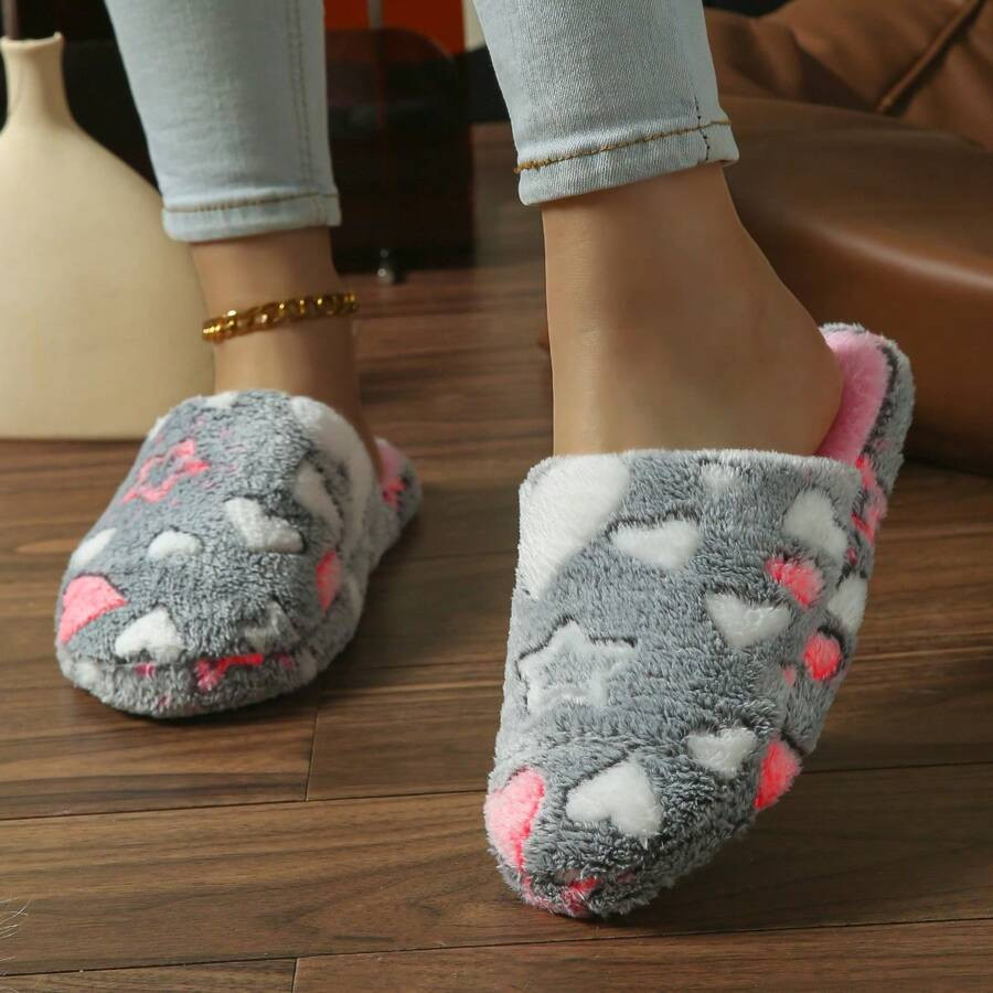 Women’s Winter Slippers – Soft & Comfortable Fuzzy Non-slip Indoor Slippers