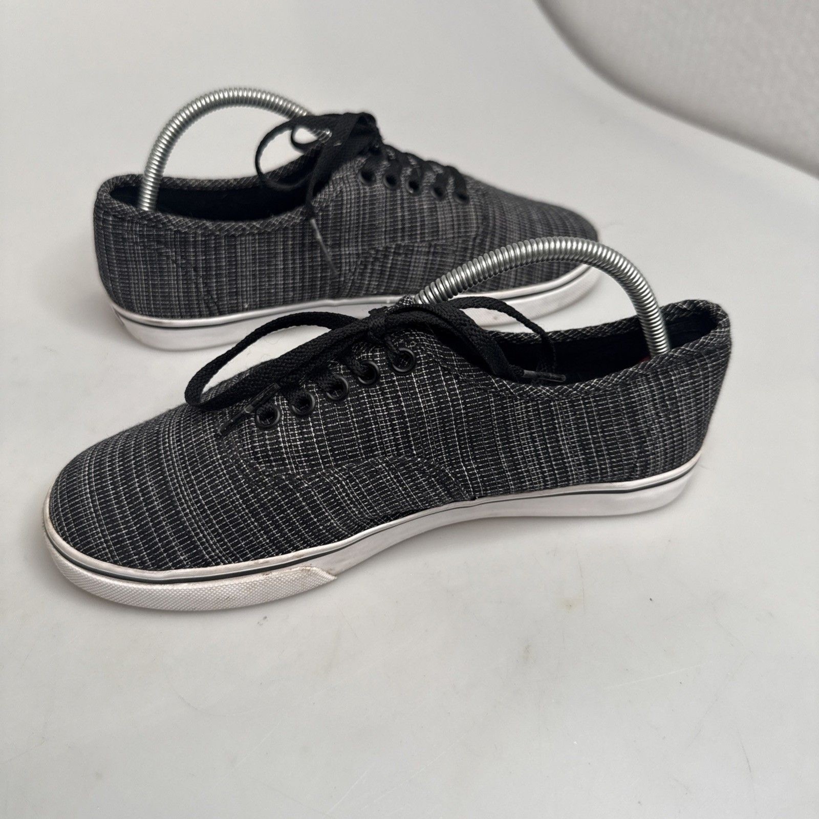 Vans Classic Knit Skate Sneakers Black Women’s 5 Men’s 3.5 Low Top Shoes EU 34.5