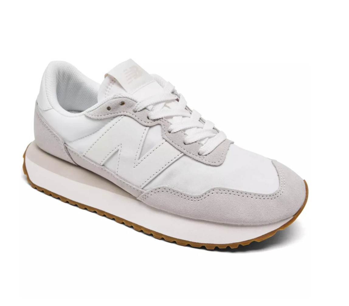 New Balance 237 Women’s White Grey Sneakers Shoes New WS237NN