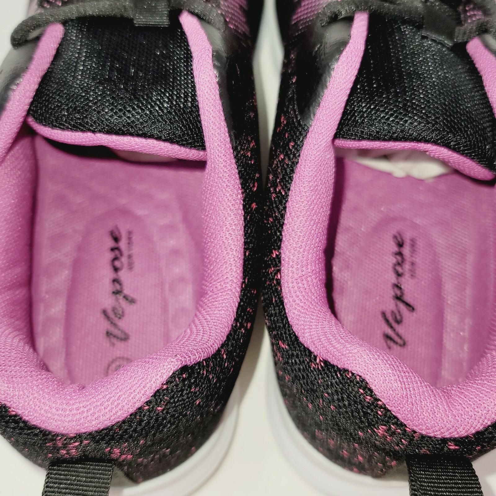 Vepose Women’s Sneakers Sz 8 M Running Shoes Black Purple Casual