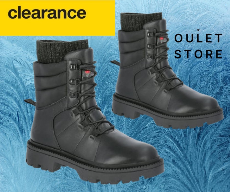 Ozark Trail Women’s SIZE 7 Lace Up Black Winter Combat Boots -20F Temp Rated