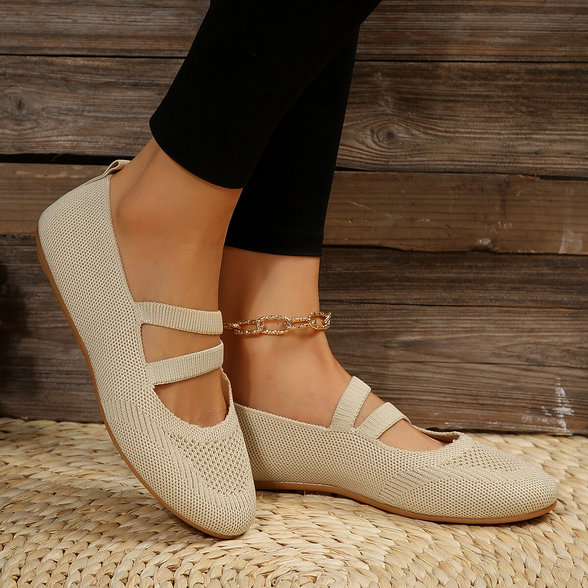 Womens Flats Shoes Casual Ladies Slip on Round Toe Walking Dress Shoes