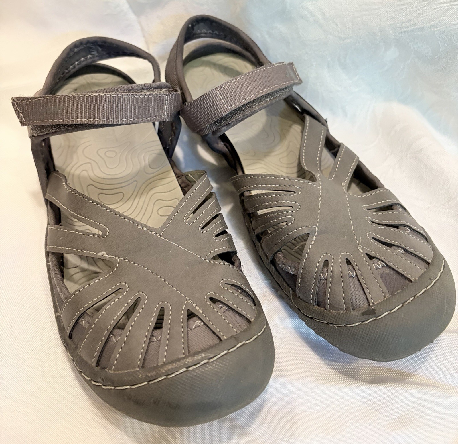 Jsport By Jambu Womens 8M Poppy Sandals Closed-Toe Comfort Design Gorpcore