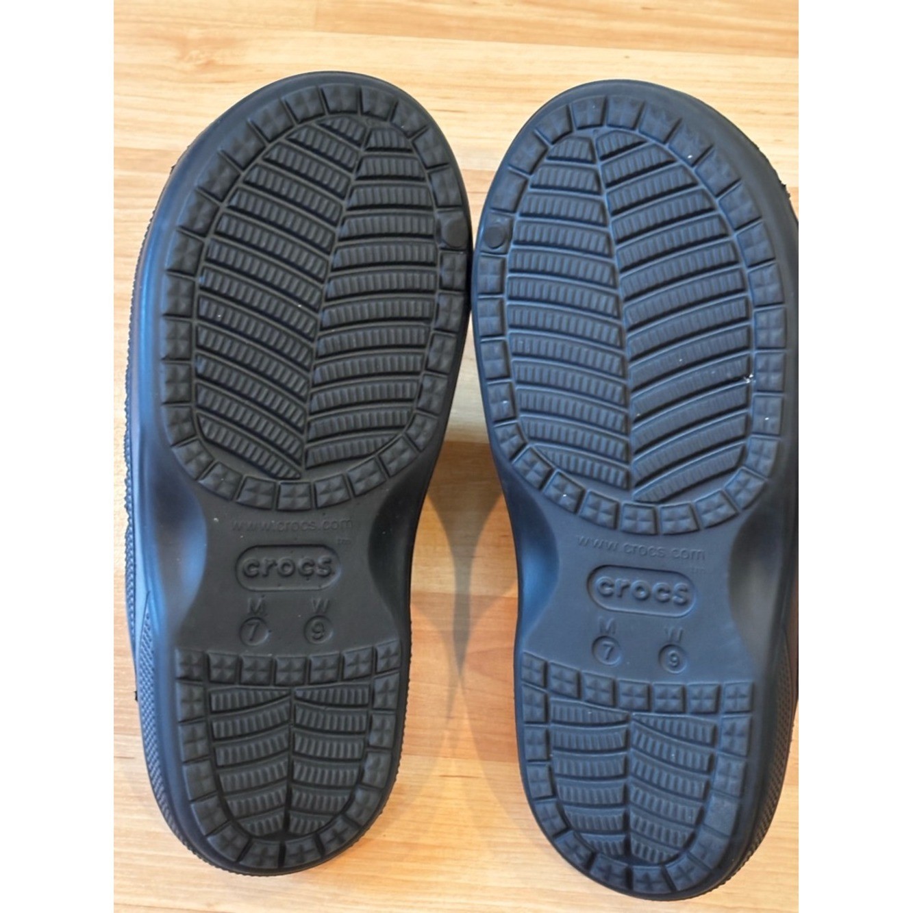 CROCS Black Double-Strap Baya Slide Sandals