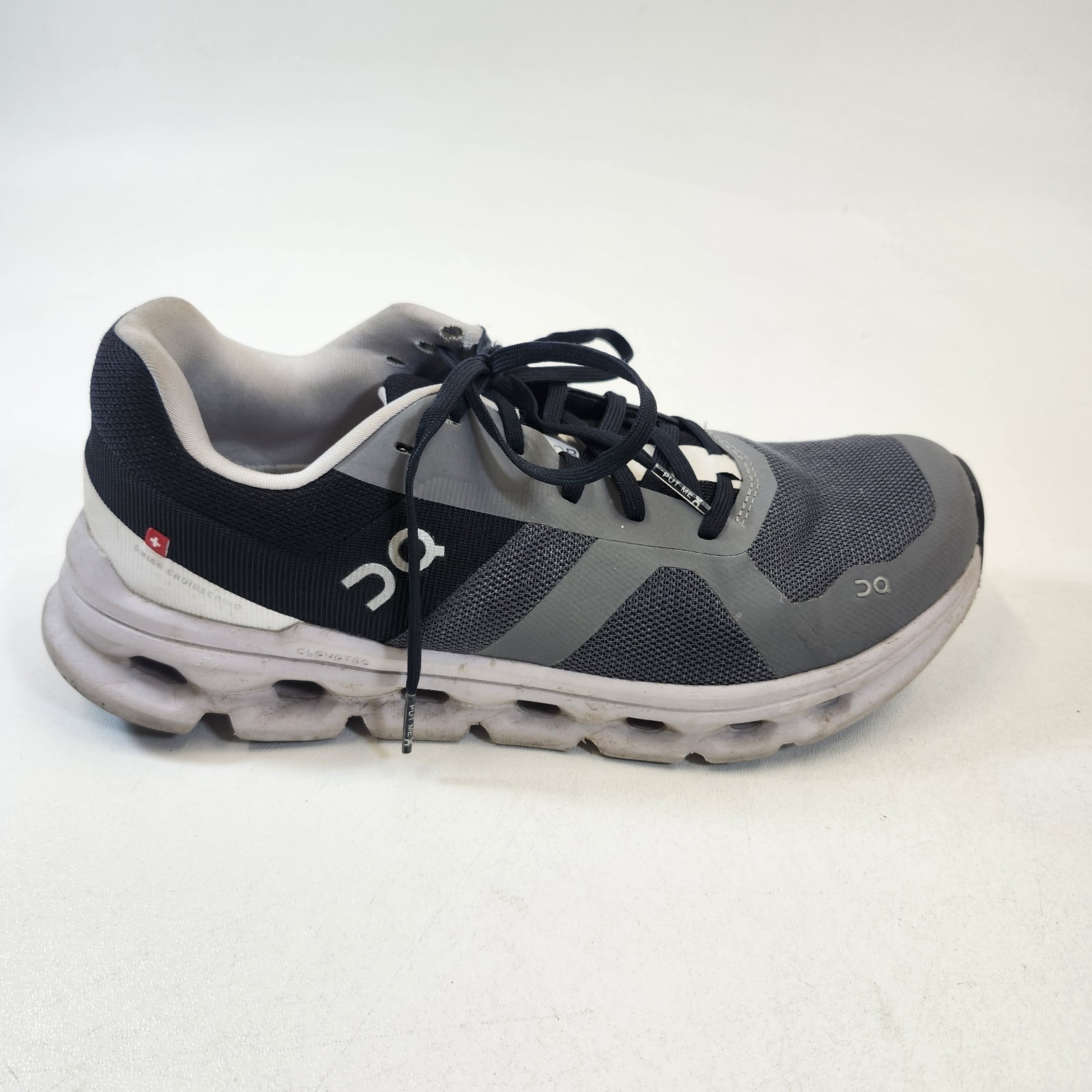 On Cloudrunner Running Shoes Womens Size 9 Eclipse Black Gray 46.98643