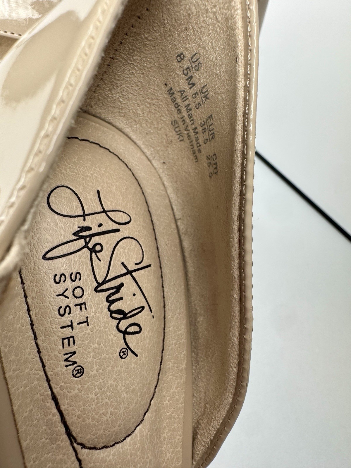 LifeStride Magnetic Pump – Simply Comfort / Soft System – Almond Nude Slingback