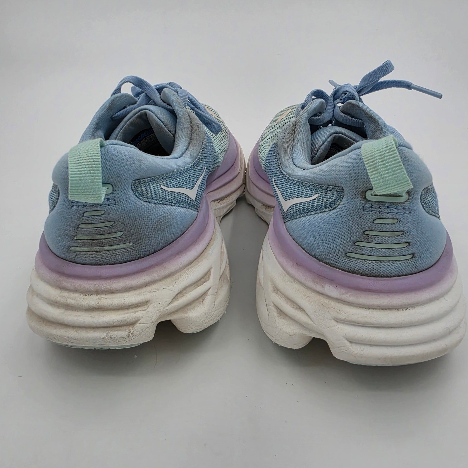 Hoka One One Bondi 8 Women’s 8.5 B Running Shoes Airy Blue / Sunlit Ocean ABSO