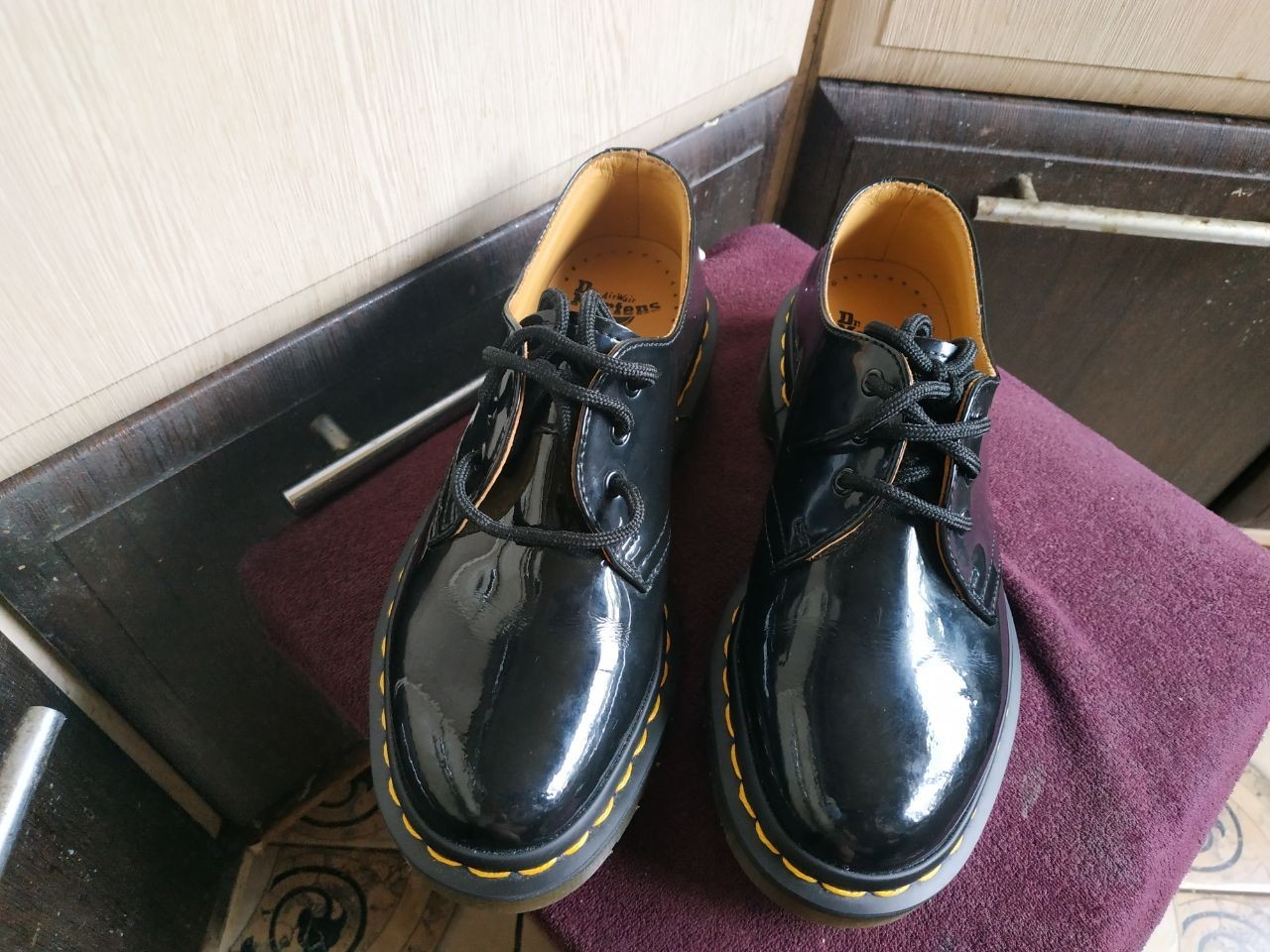 Dr Martens 1461 Patent Leather Black Oxford Shoes MINT Women’s US 5 UK 3 EU 36