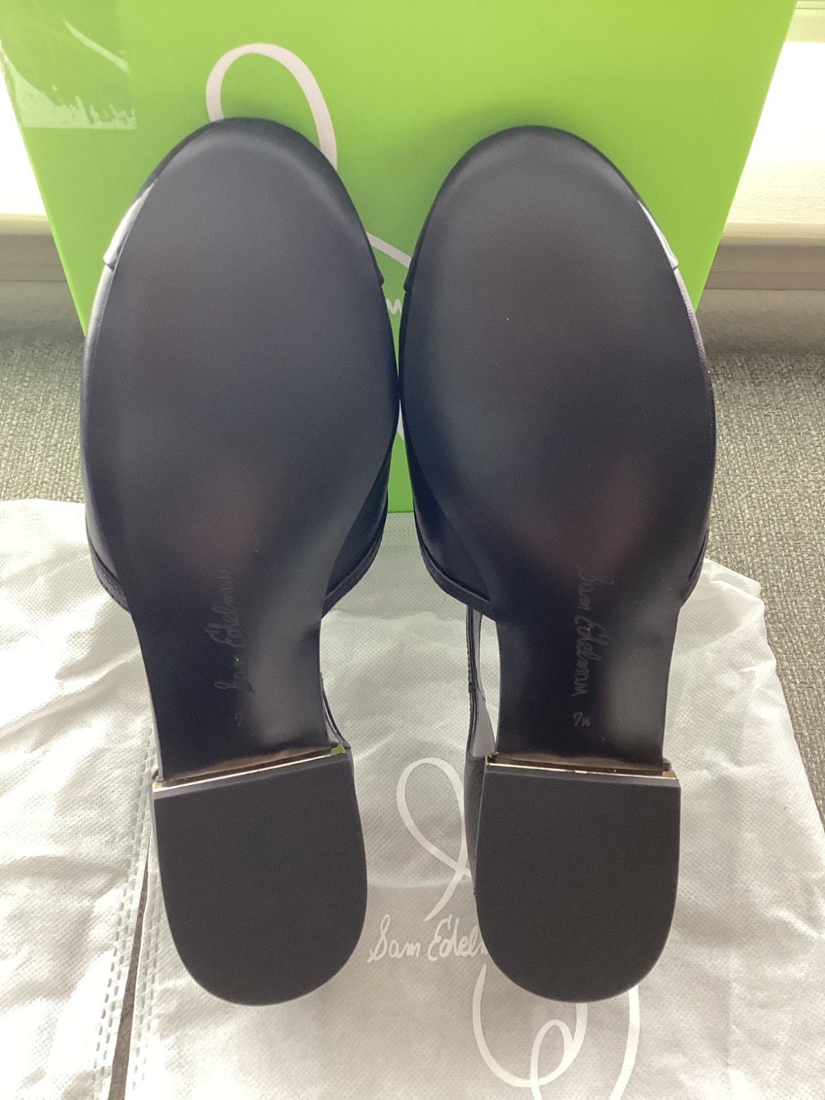 NWT Sam Edelman Rylie Ankle Strap Cap Toe Flat, size 7.5, $150