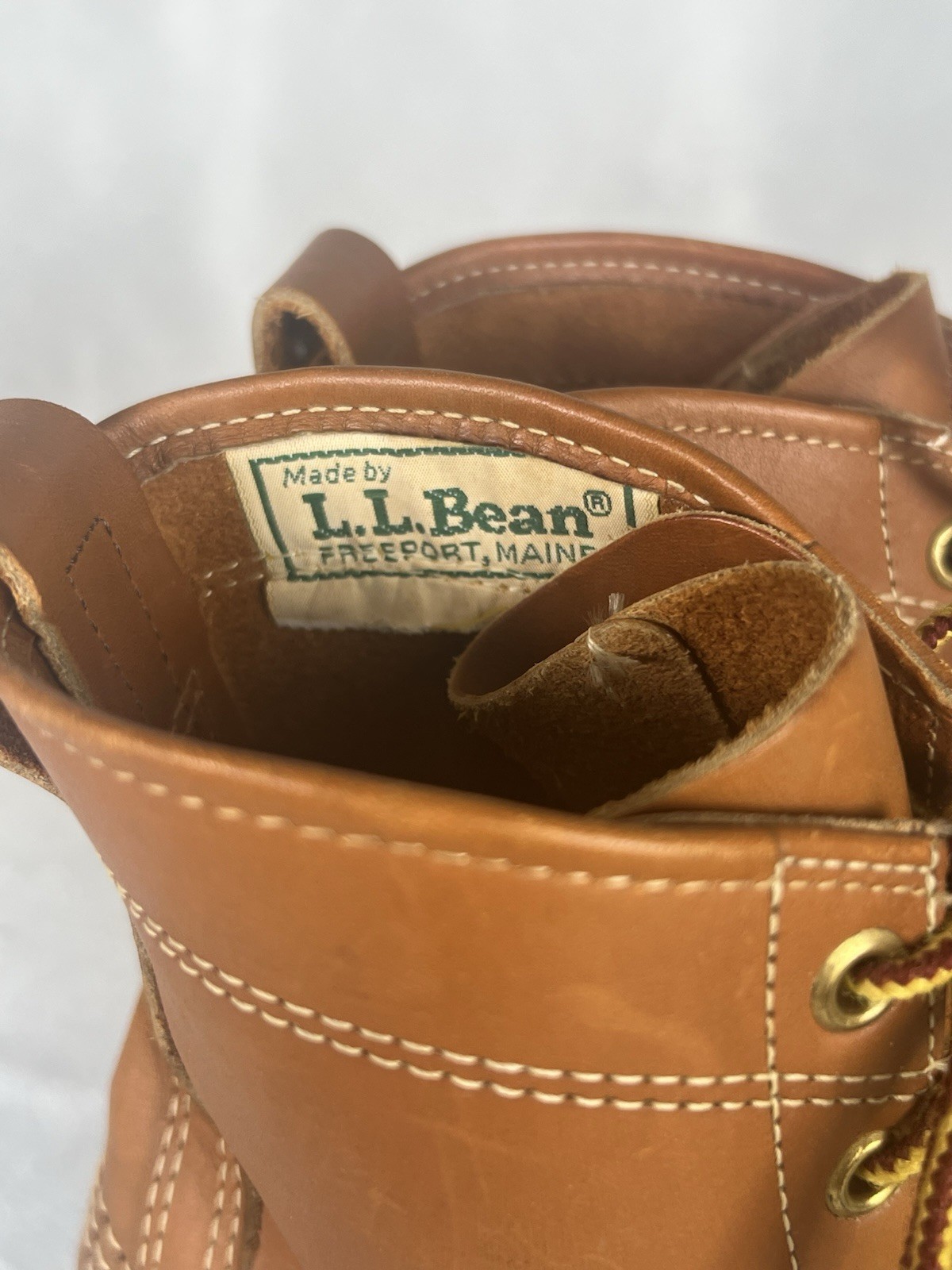 Vintage LL Bean Women’s Unlined Maine Hunting Shoe Duck Boots Brown Size 7